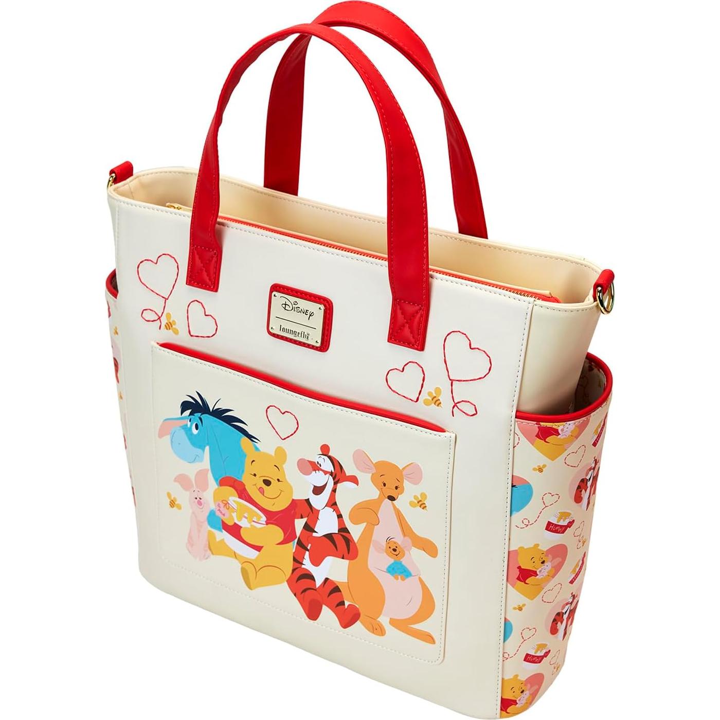 Mochila y bolsa tote Loungefly Disney Winnie Pooh 30x7.6x27.9cm