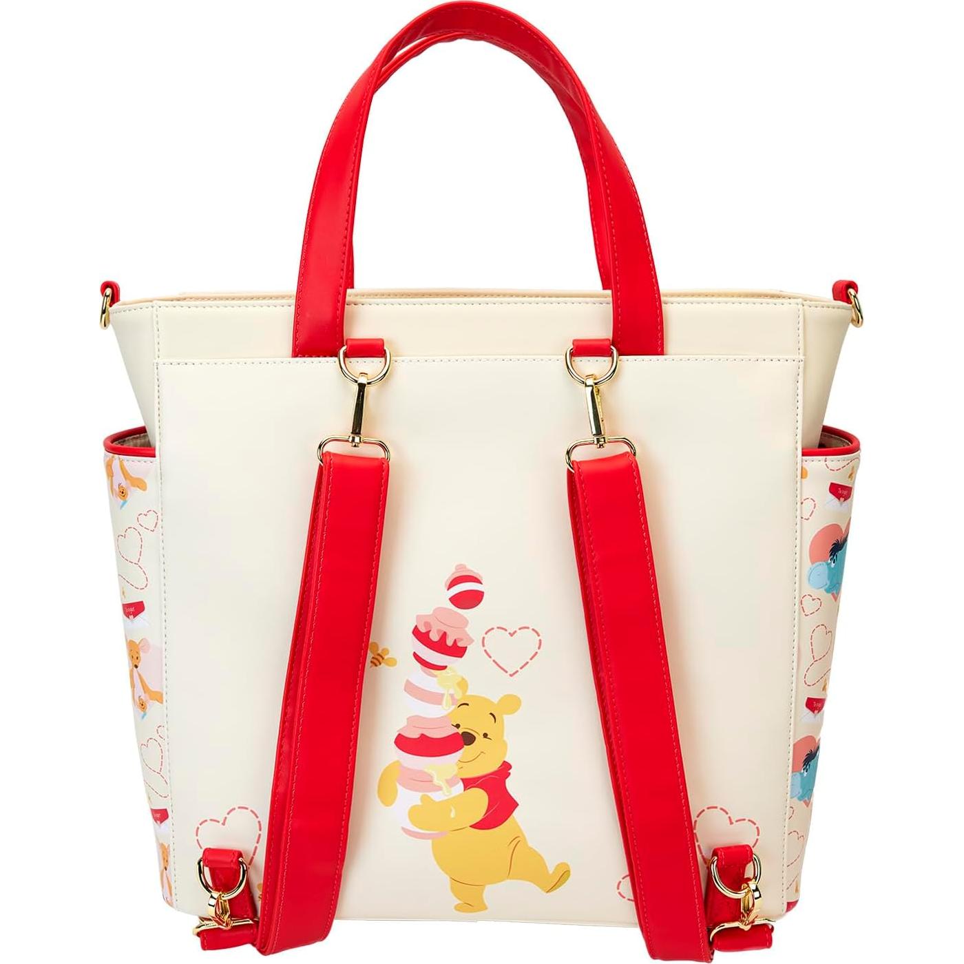 Mochila y bolsa tote Loungefly Disney Winnie Pooh 30x7.6x27.9cm