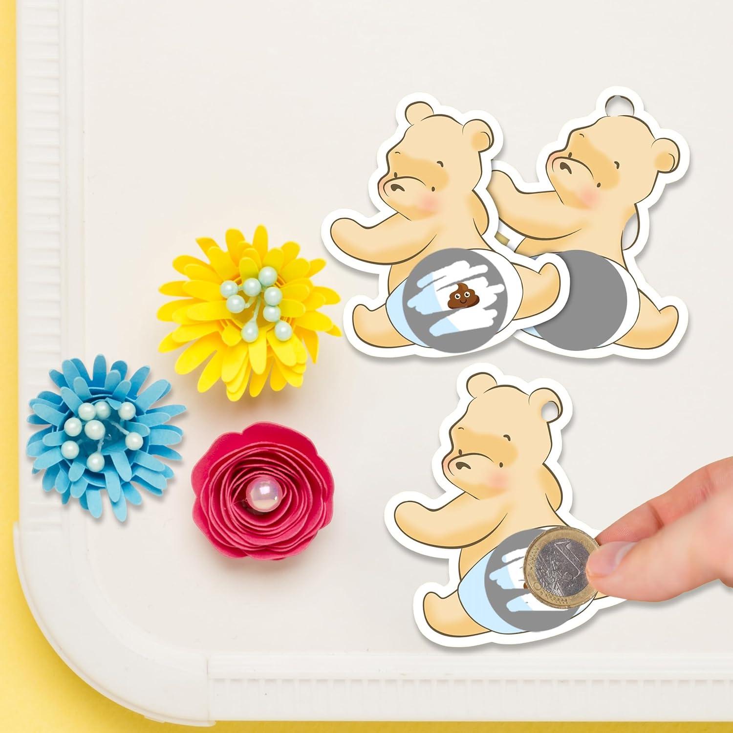 Juego de Tarjetas Rasca y Gana MUNIMJI 38 PCS Winnie Pooh