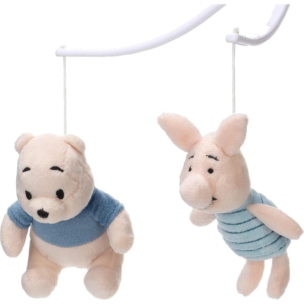 Móvil Musical para Cuna Lambs & Ivy Winnie Pooh Gris