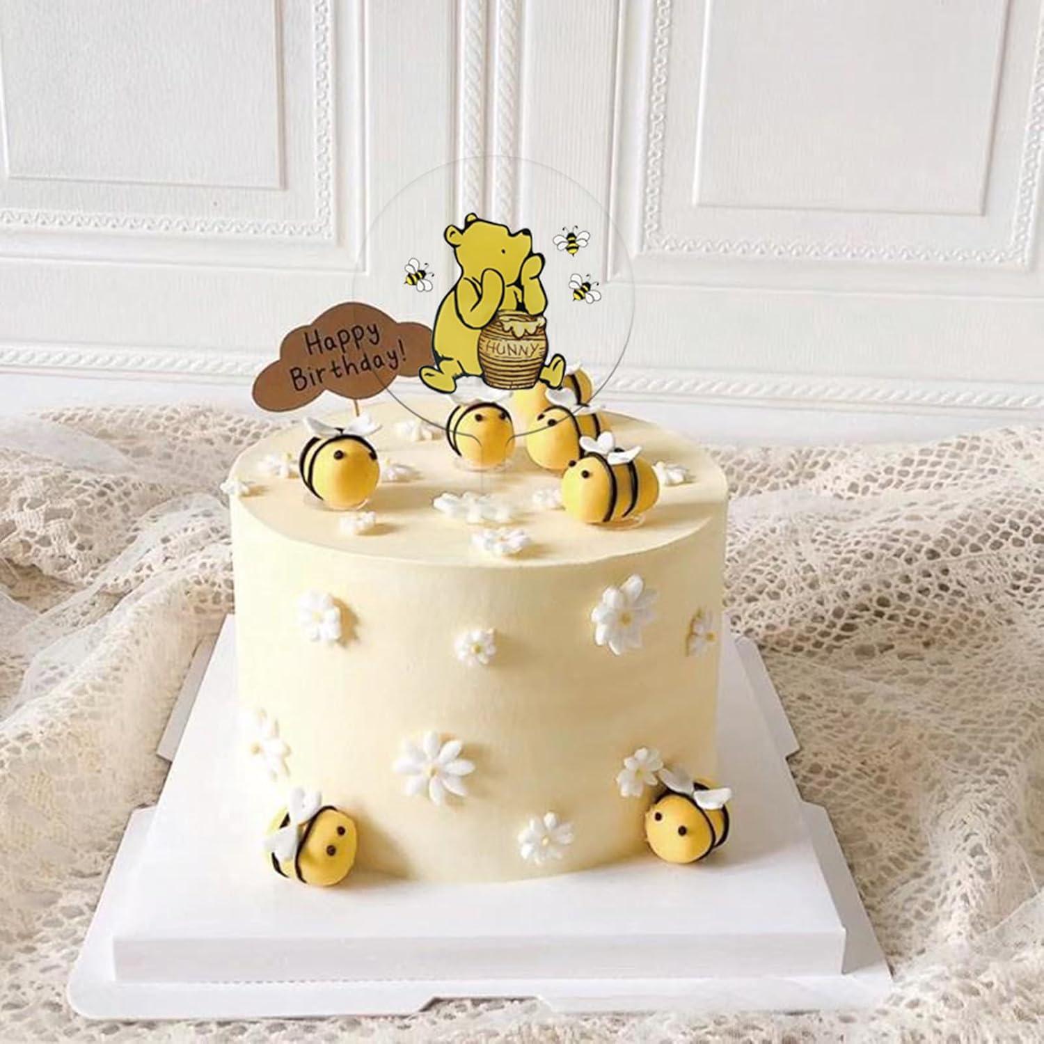 Topper de Pastel Winnie Pooh MEMOVAN 12.7 cm Acrílico