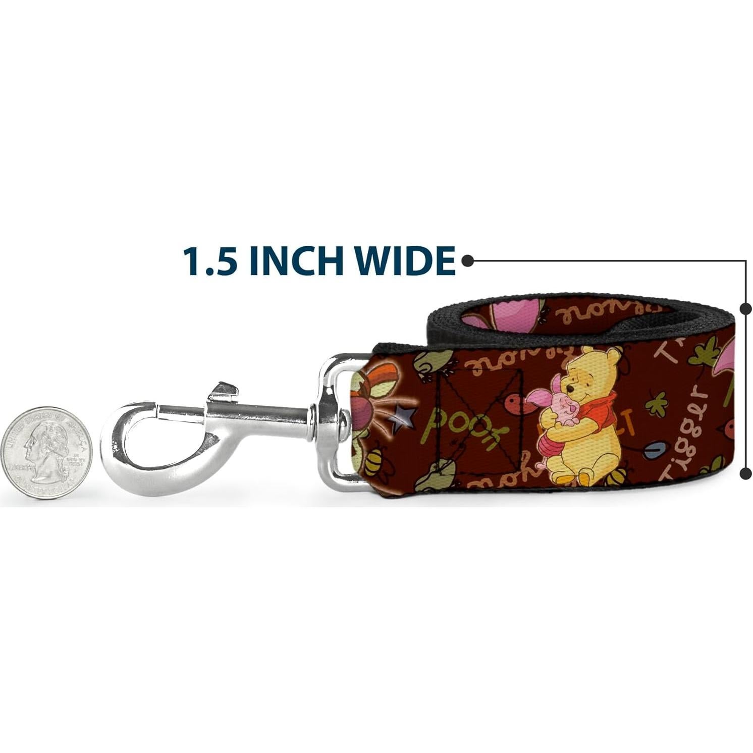 Correa para Mascotas Buckle-Down Winnie the Pooh 1.2m x 1.27cm