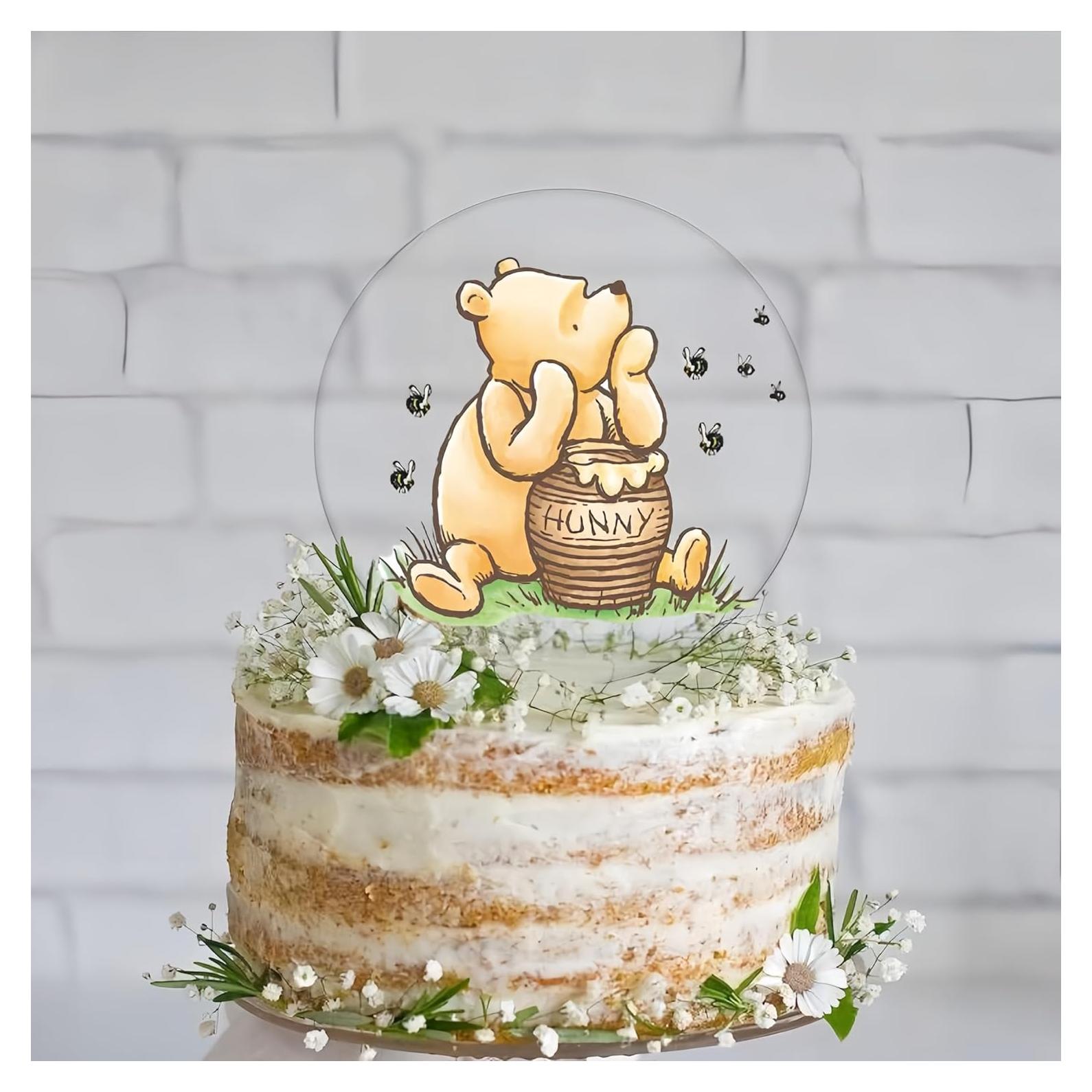 Adorno de Pastel Winnie Pooh Acrílico 11.9 cm Unbala