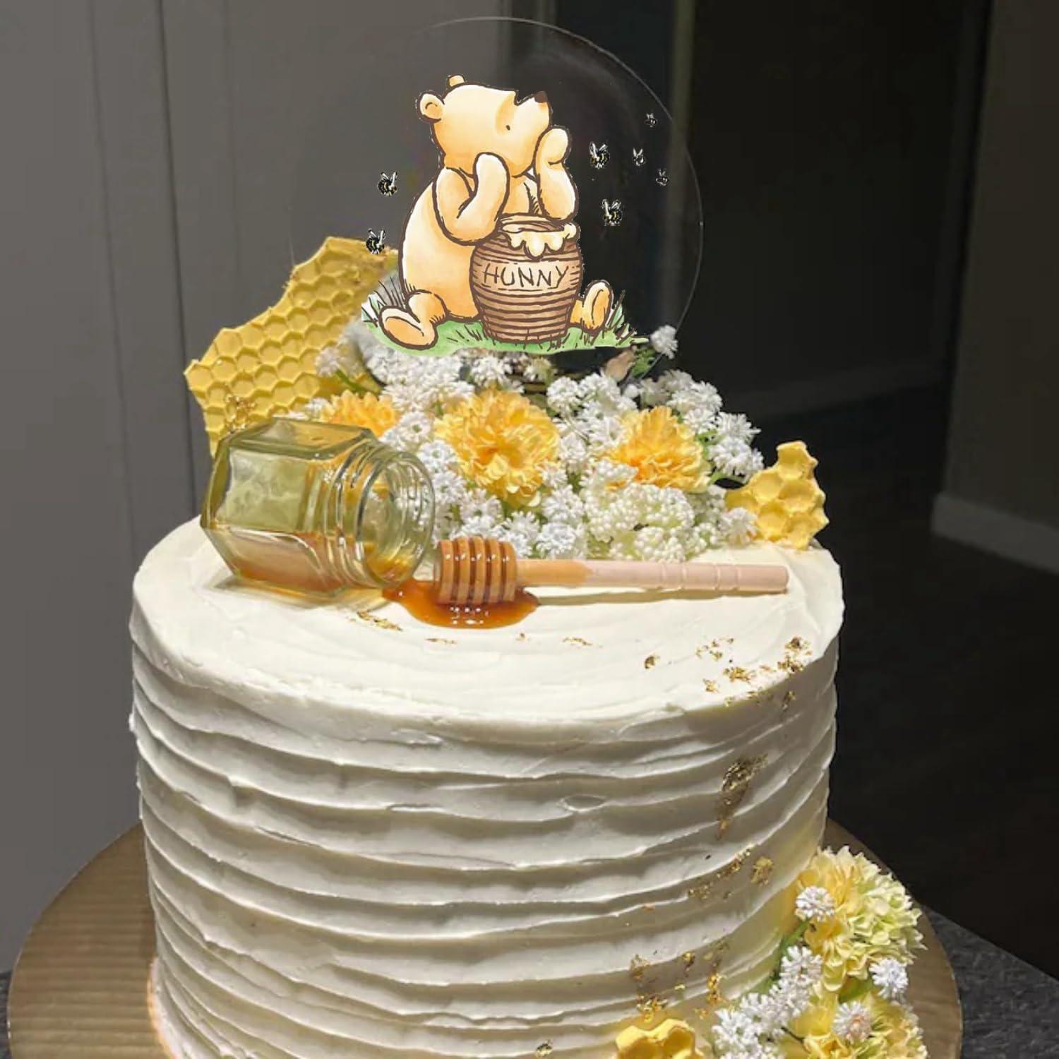 Adorno de Pastel Winnie Pooh Acrílico 11.9 cm Unbala