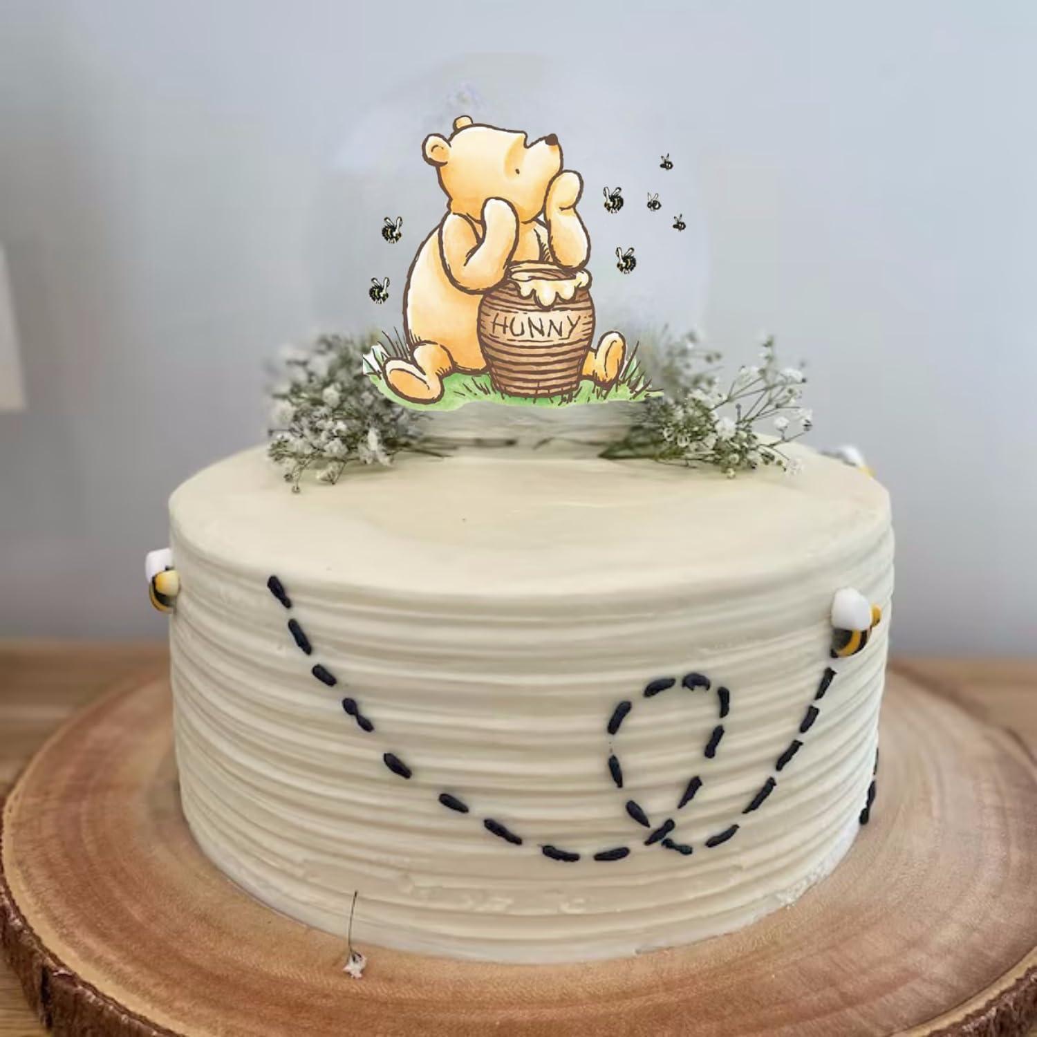 Adorno de Pastel Winnie Pooh Acrílico 11.9 cm Unbala