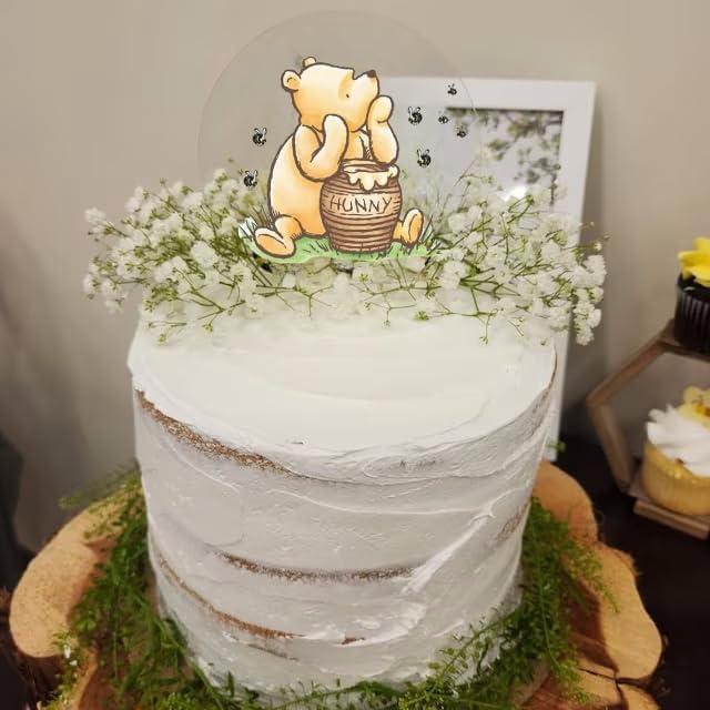 Adorno de Pastel Winnie Pooh Acrílico 11.9 cm Unbala