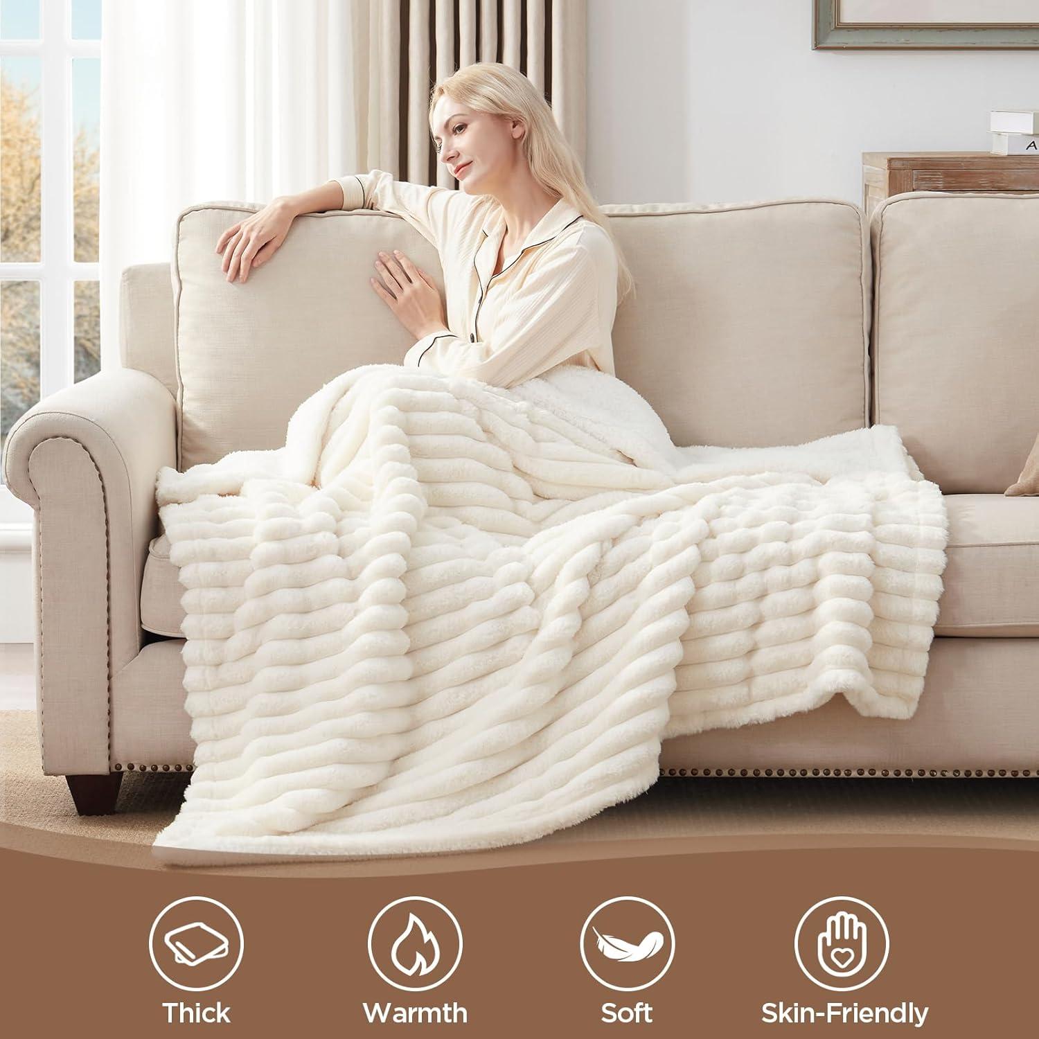 Manta Térmica Westinghouse 127x152 cm 6 Niveles Calor Beige