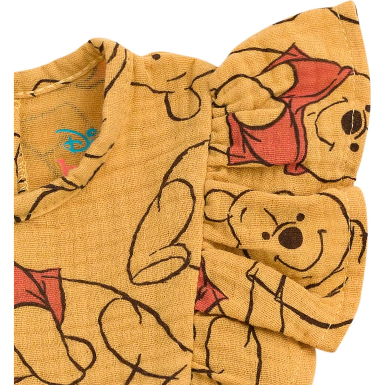 Disney Winnie the Pooh Mickey Mouse Outfit Set Shortall Dress Newborn to Little Kid