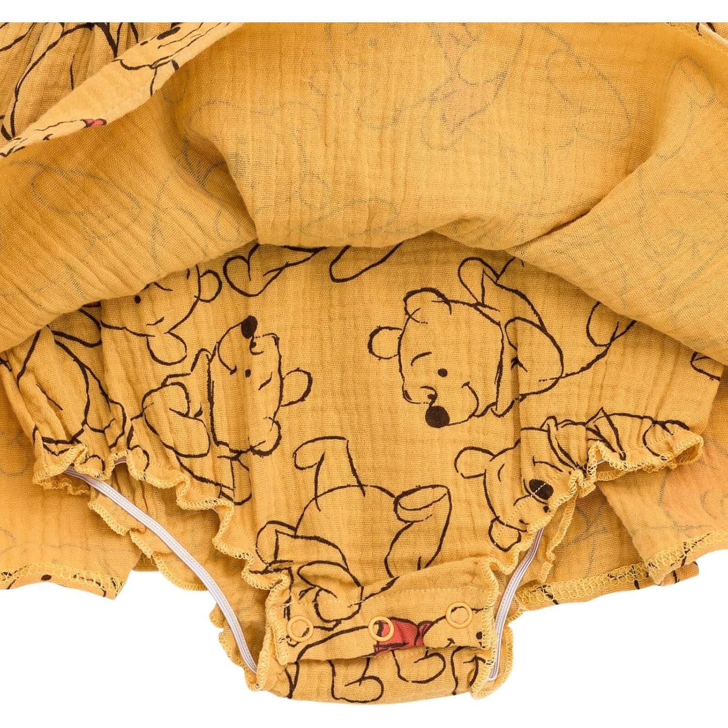 Disney Winnie the Pooh Mickey Mouse Outfit Set Shortall Dress Newborn to Little Kid