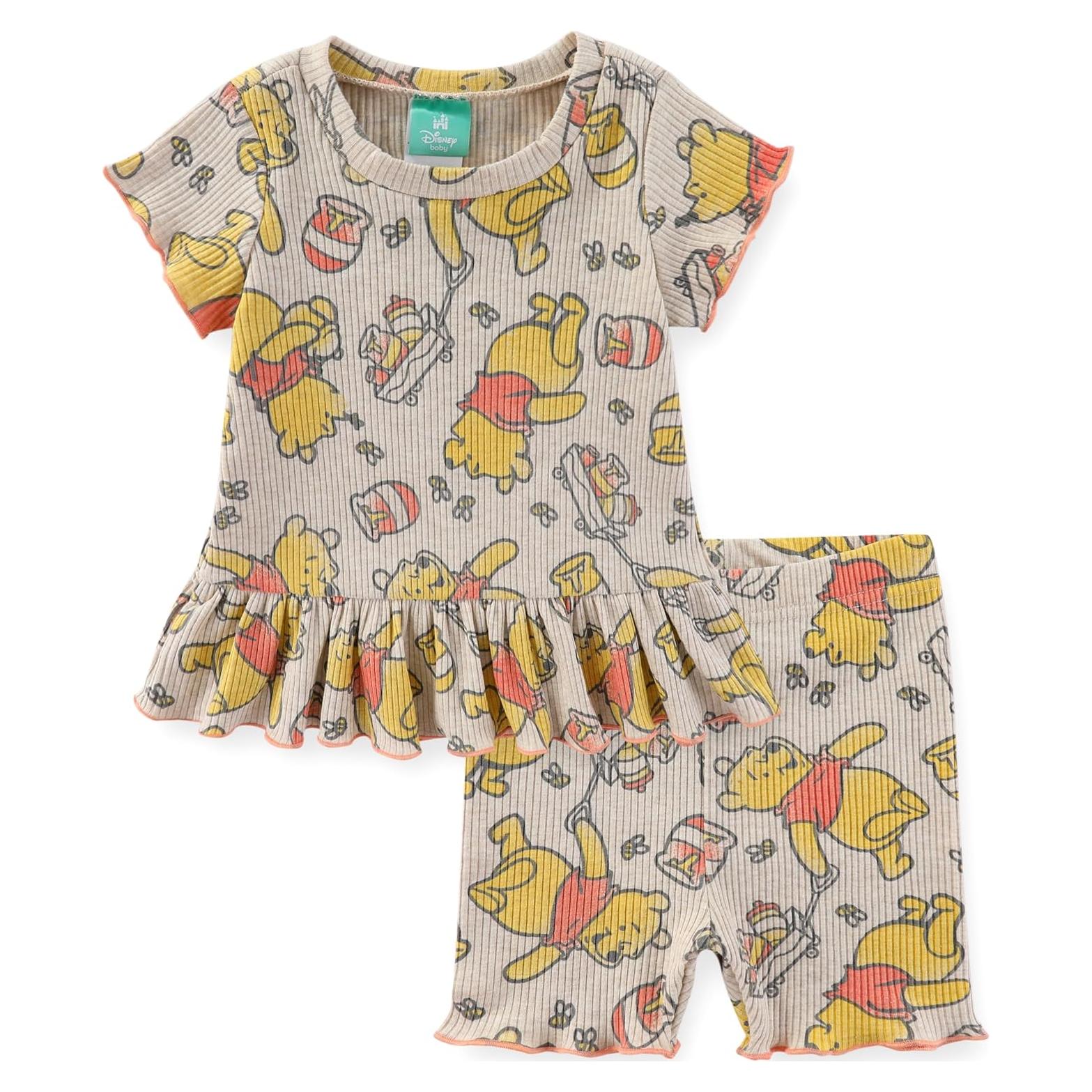 Conjunto camiseta y pantalones cortos Winnie Pooh 18 meses