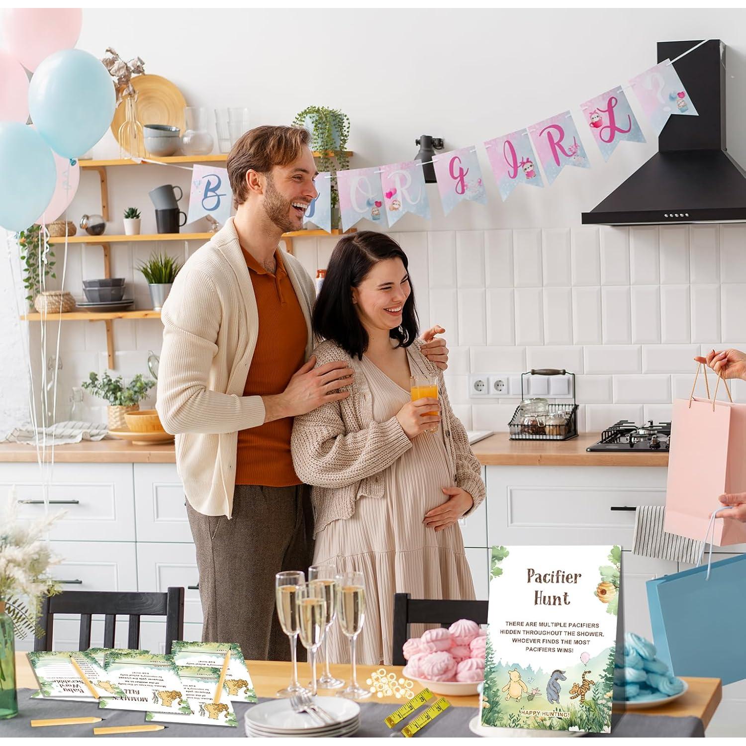 Set de Juegos de Baby Shower Winnie 143 Pcs ALodr Decoración