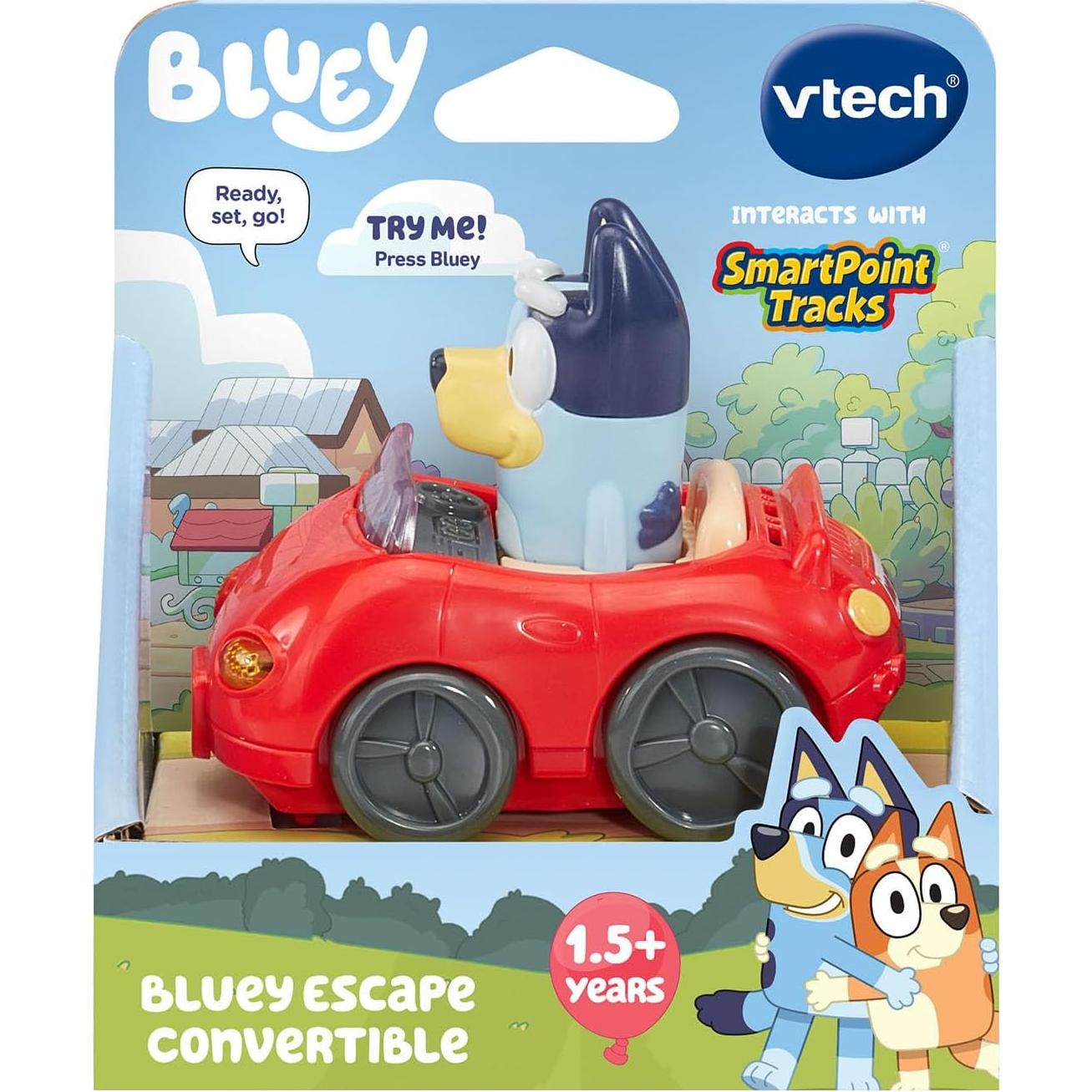 Coche Convertible Escape Bluey VTech para Niños 1.5+ Años