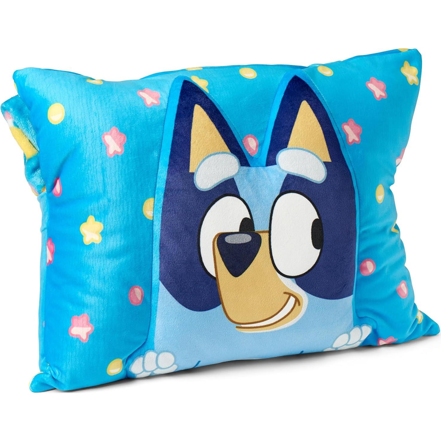 Manta y Almohada Bluey Cachorros de Fiesta 127x152 cm