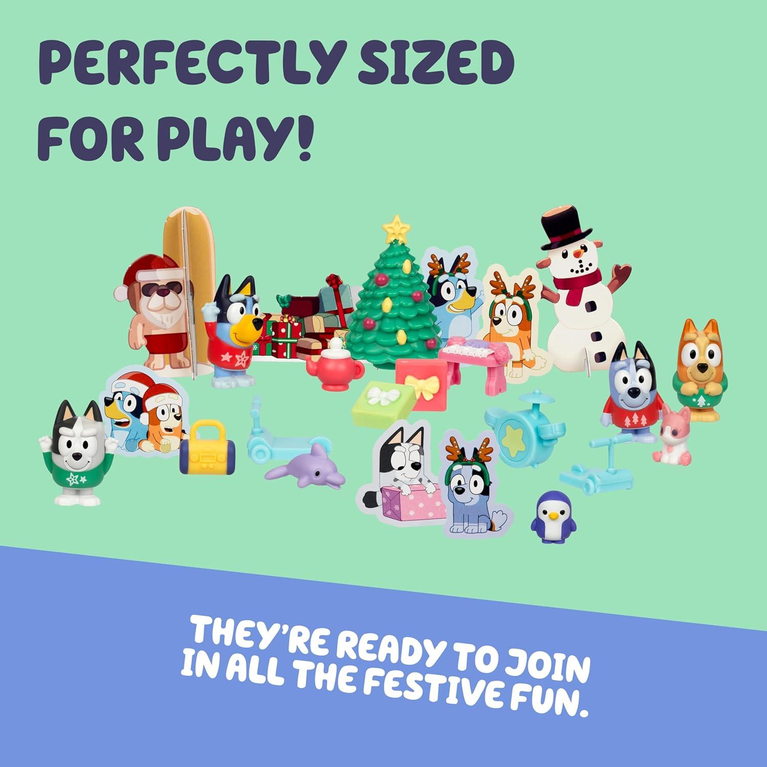 Calendario de Adviento Bluey con Mini Figuras y Accesorios