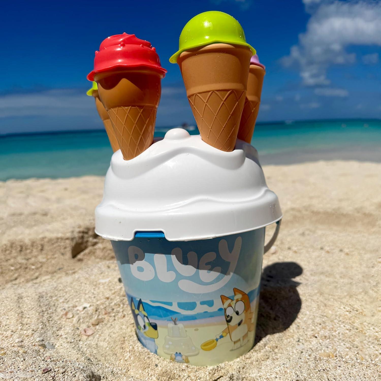 Juego de cubo y pala Toyland Bluey 14 piezas para playa