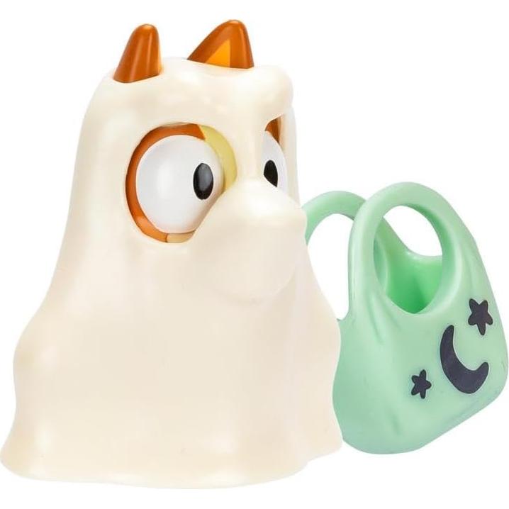 Colección Halloween Bluey 4 Figuras + Llavero y Lanyard