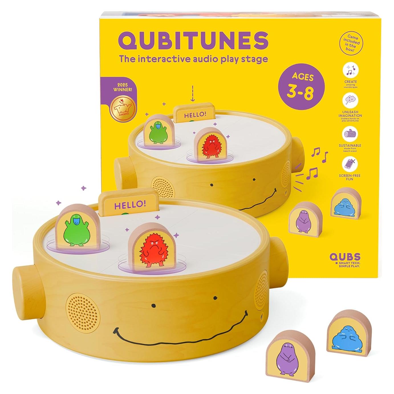 Juego Interactivo de Audio Qubitunes para Niños 3-8 Años
