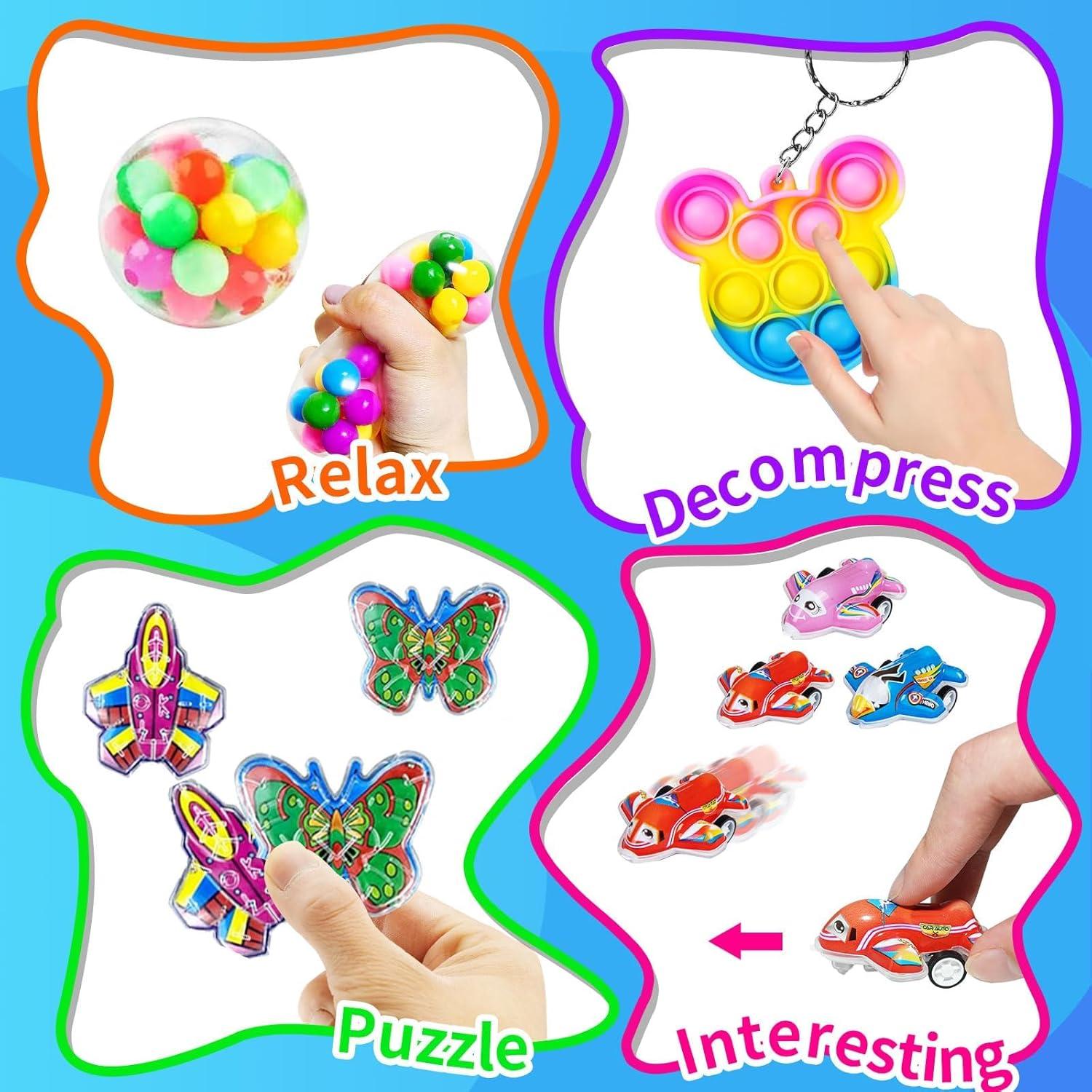 Paquete de 145 Juguetes Fidget SeaCross para Niños