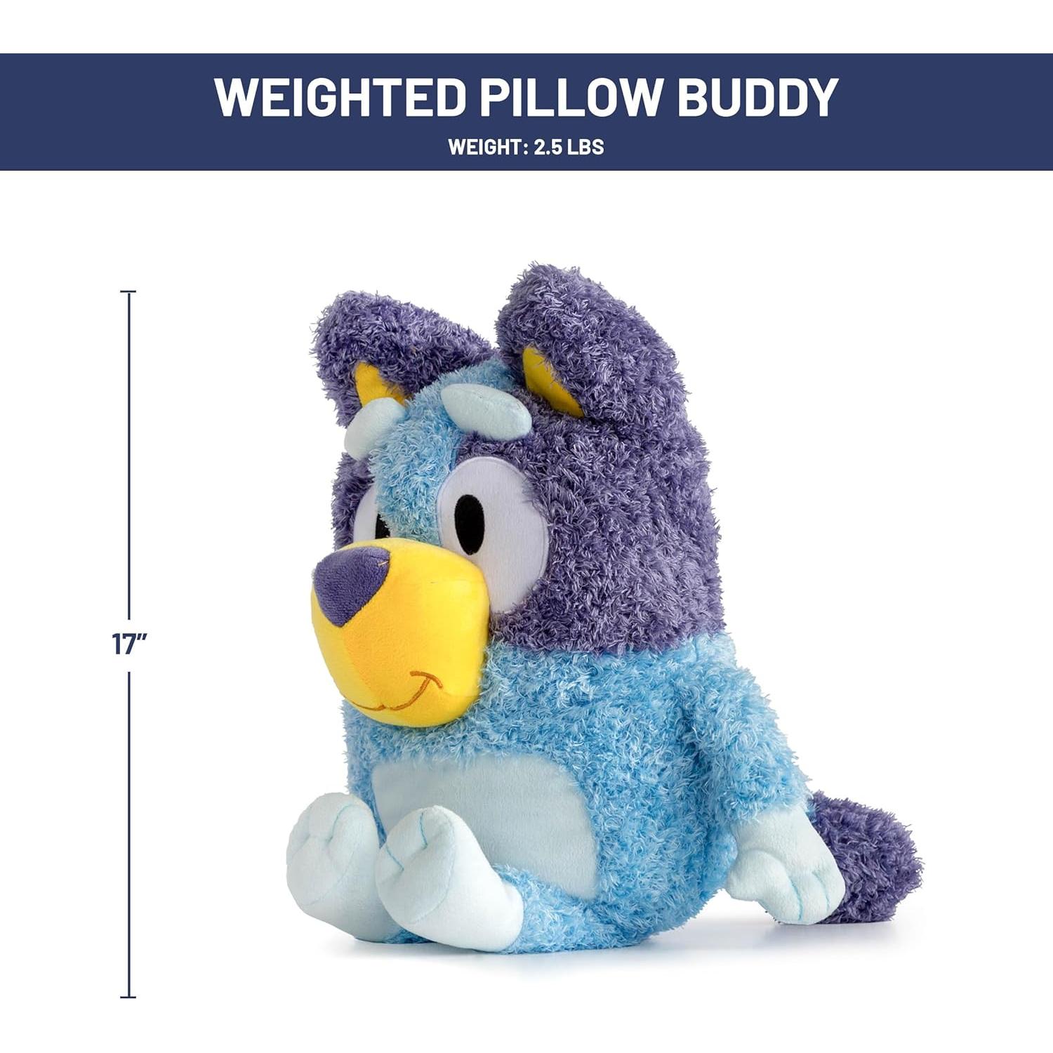 Almohada de Peluche con Peso Bluey Jay Franco 43 cm Azul