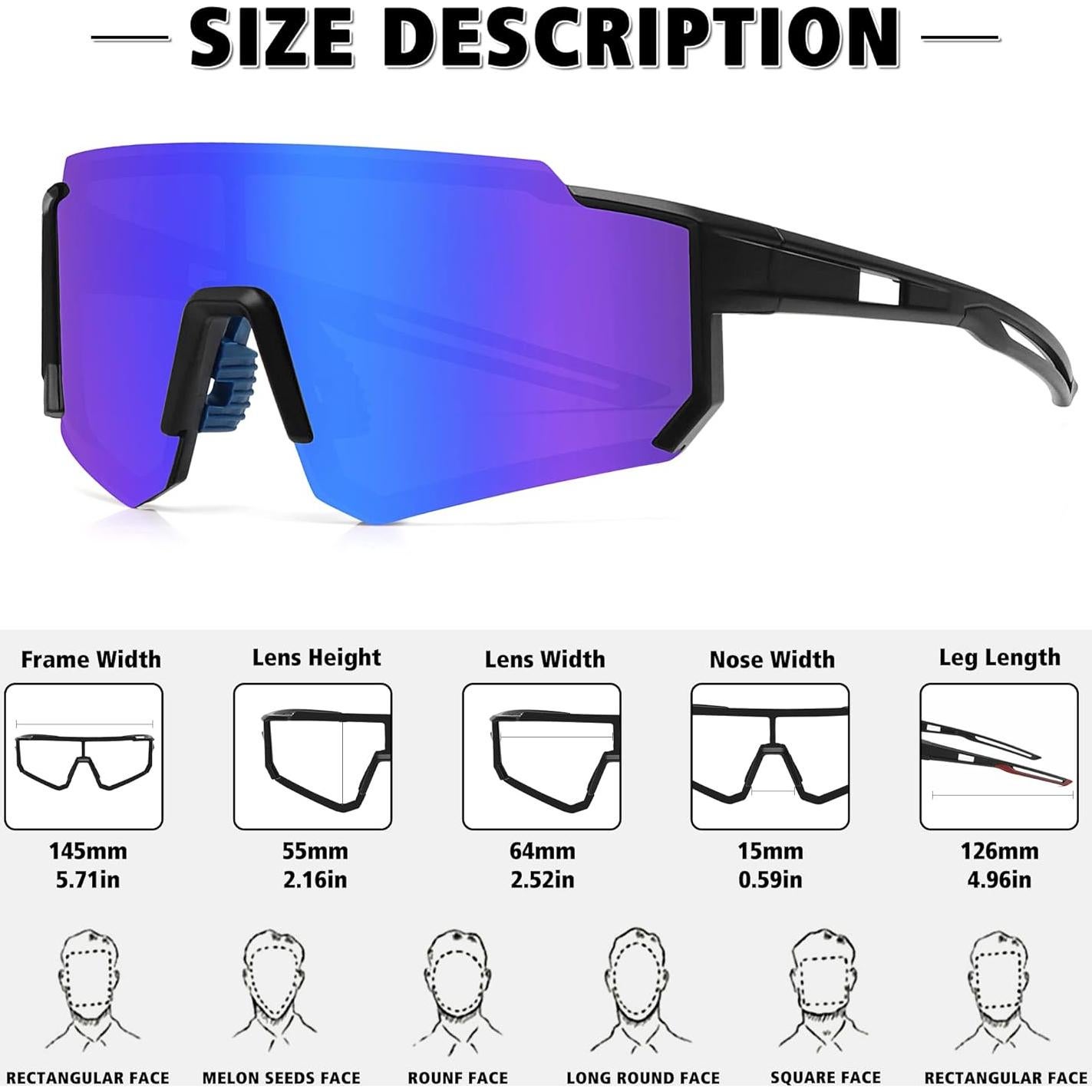 Gafas de sol polarizadas STORYCOAST UV400 para deportes