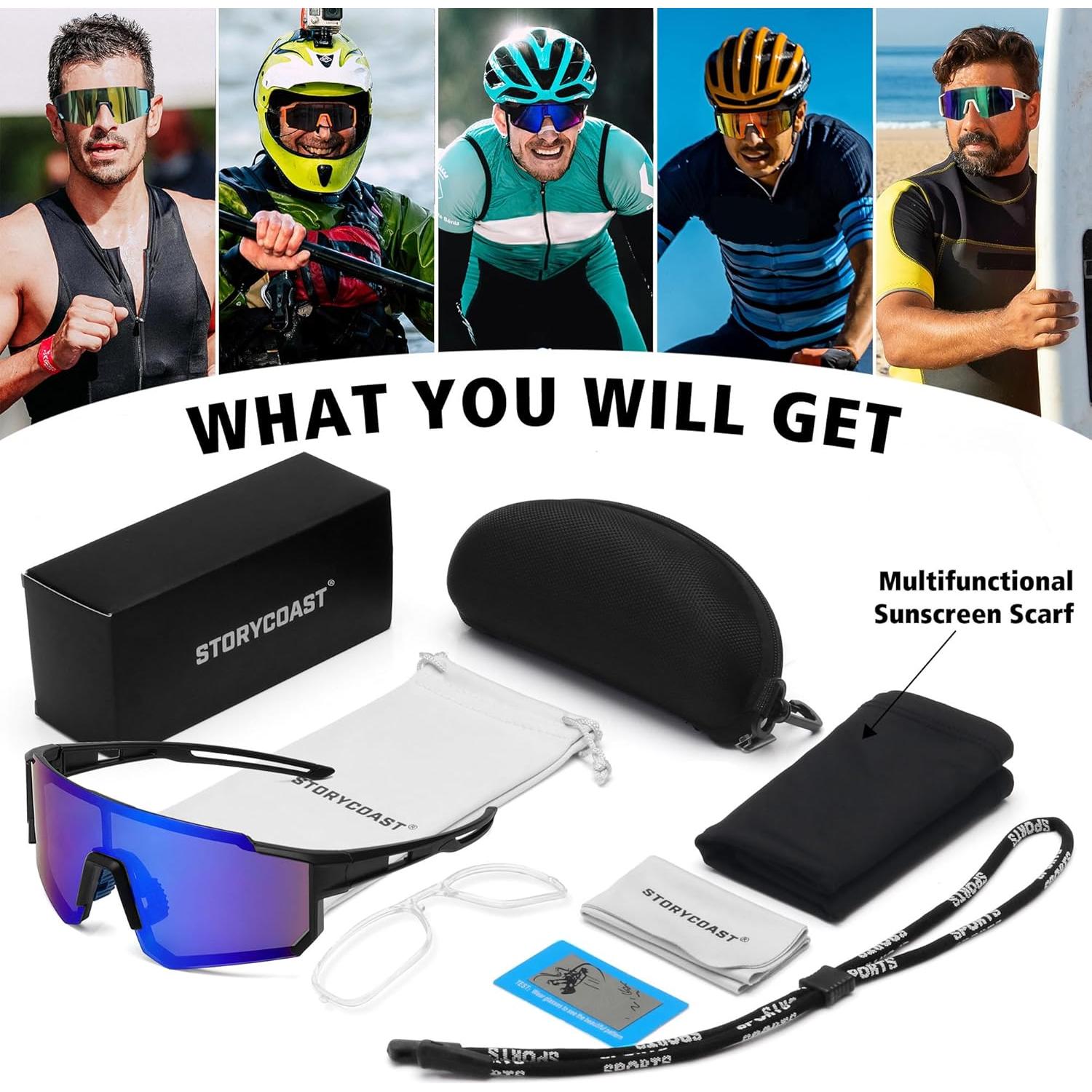 Gafas de sol polarizadas STORYCOAST UV400 para deportes