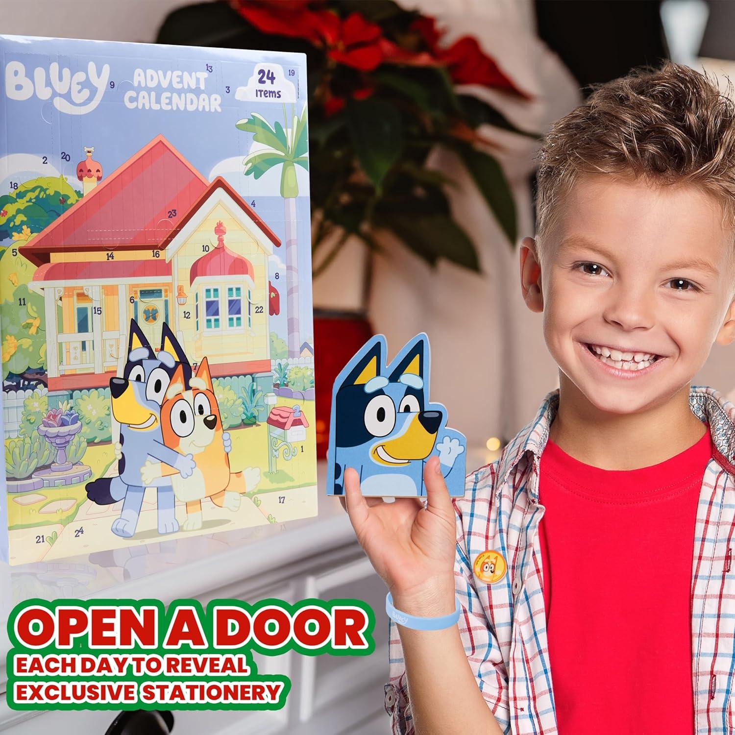 Calendario de Adviento Bluey 2025 con 24 Sorpresas y Juguetes