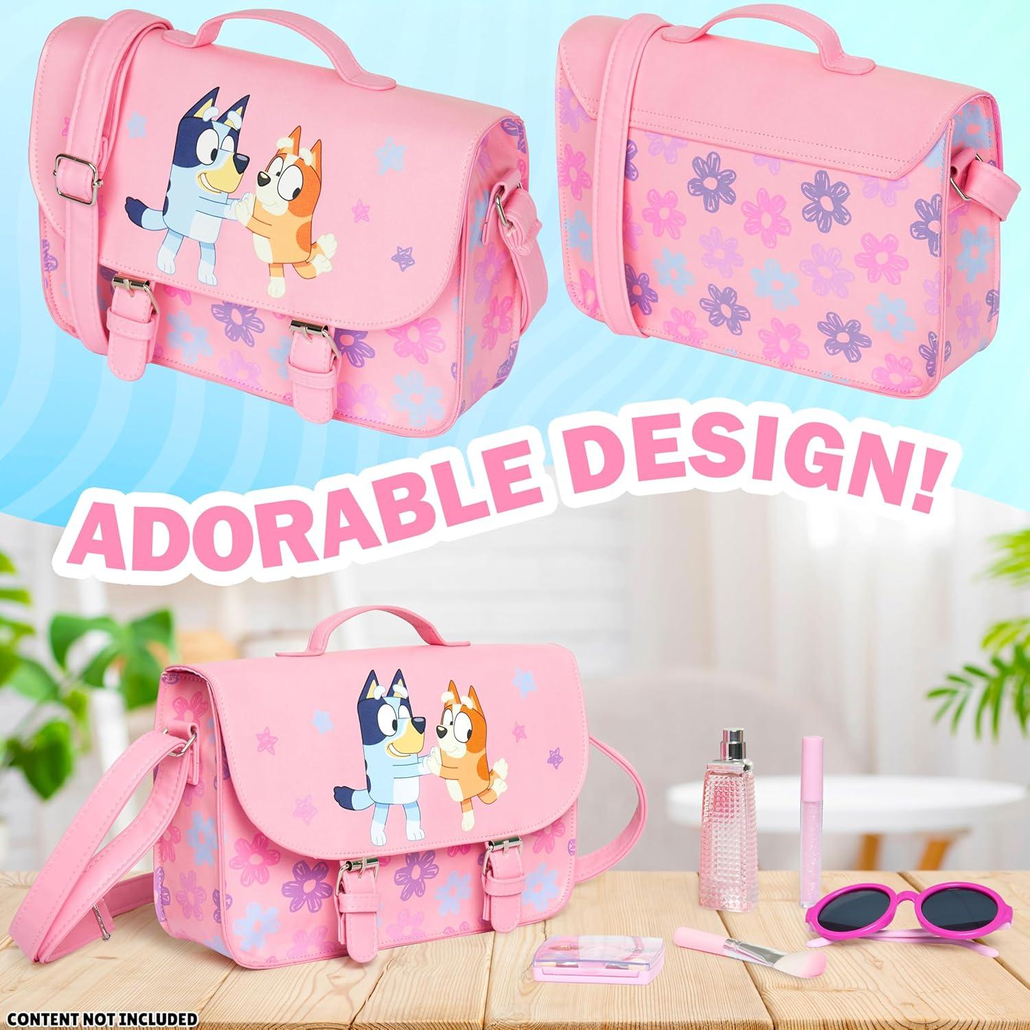 Bolso Bandolera Bluey para Niñas Rosa 25x17x6 cm