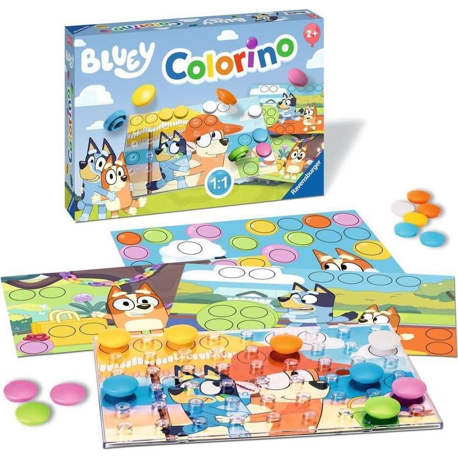 Juego educativo Ravensburger Colorino Bluey 2 años
