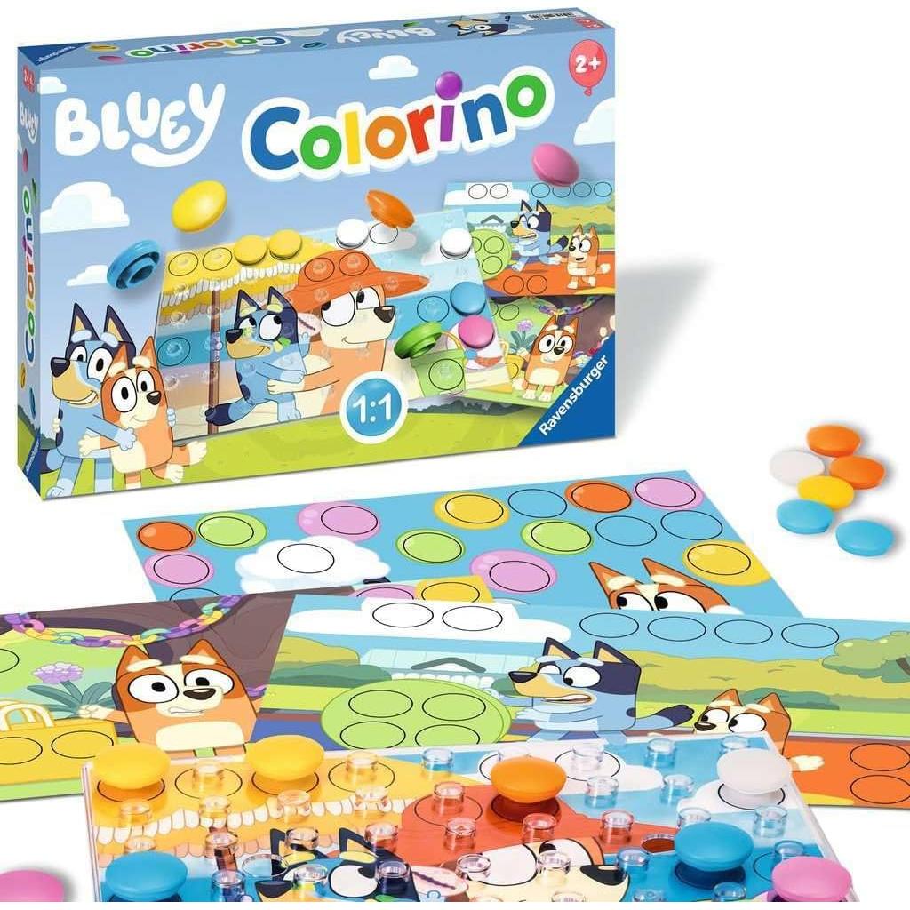 Juego educativo Ravensburger Colorino Bluey 2 años