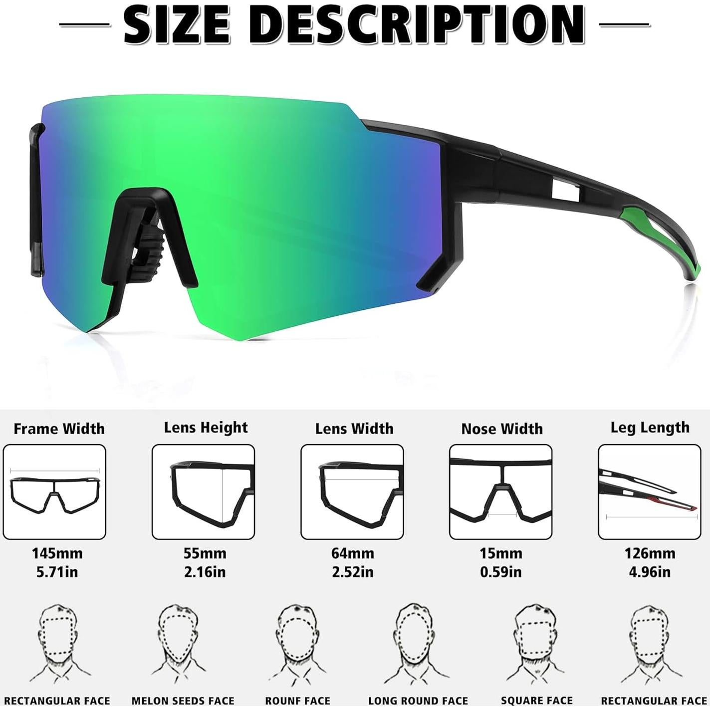 Gafas de sol polarizadas STORYCOAST UV400 para deportes