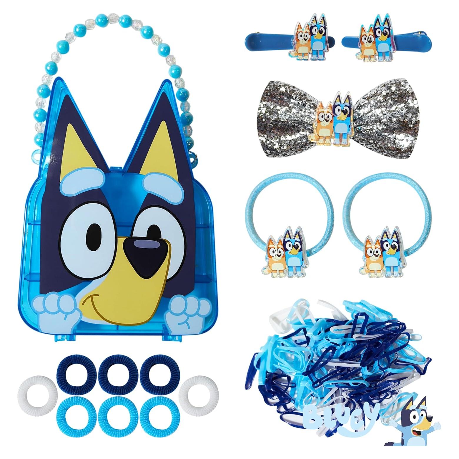 Estuche de Accesorios para el Cabello Bluey LUV HER - 75 Gomas