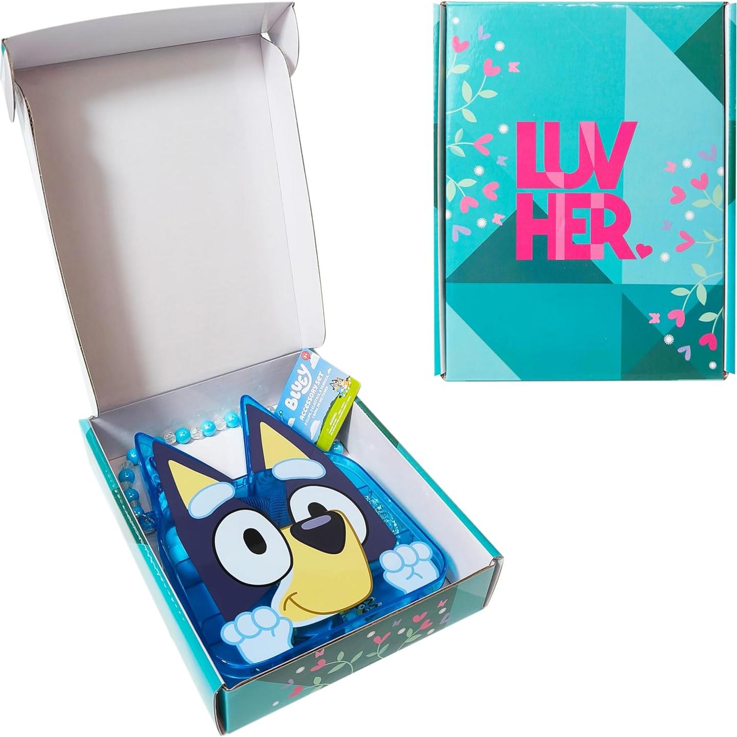 Estuche de Accesorios para el Cabello Bluey LUV HER - 75 Gomas