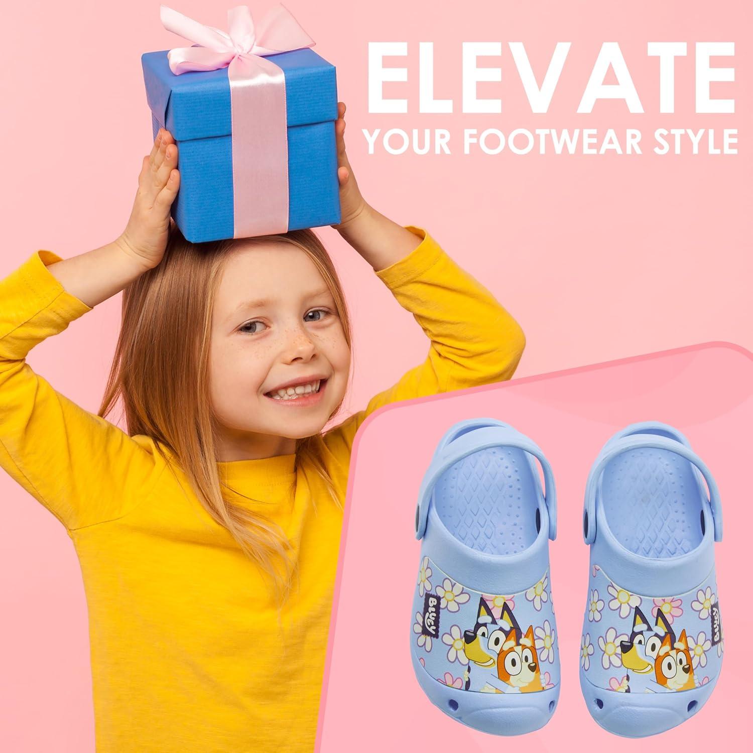 Zuecos Bluey para Niños - Pantuflas Slip On con Correa