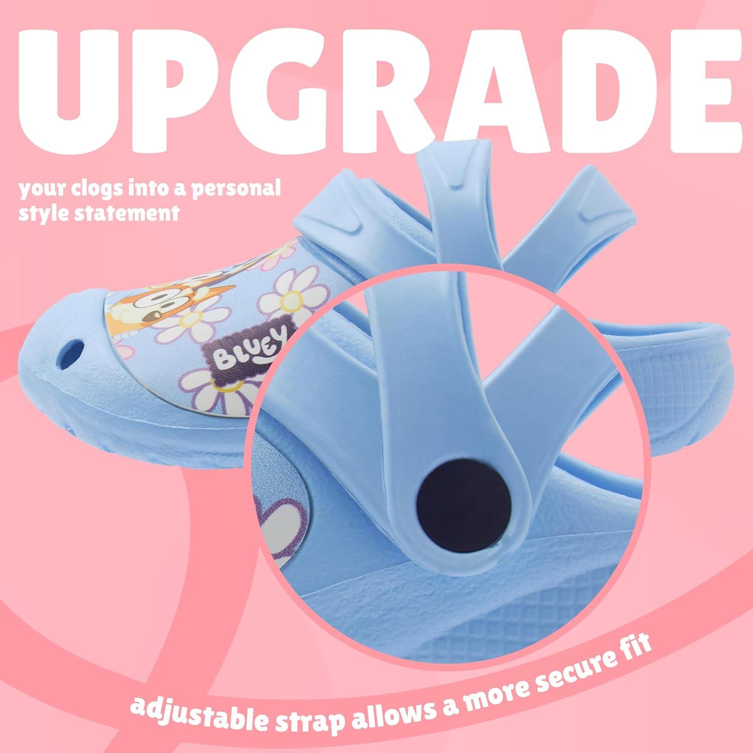 Zuecos Bluey para Niños - Pantuflas Slip On con Correa