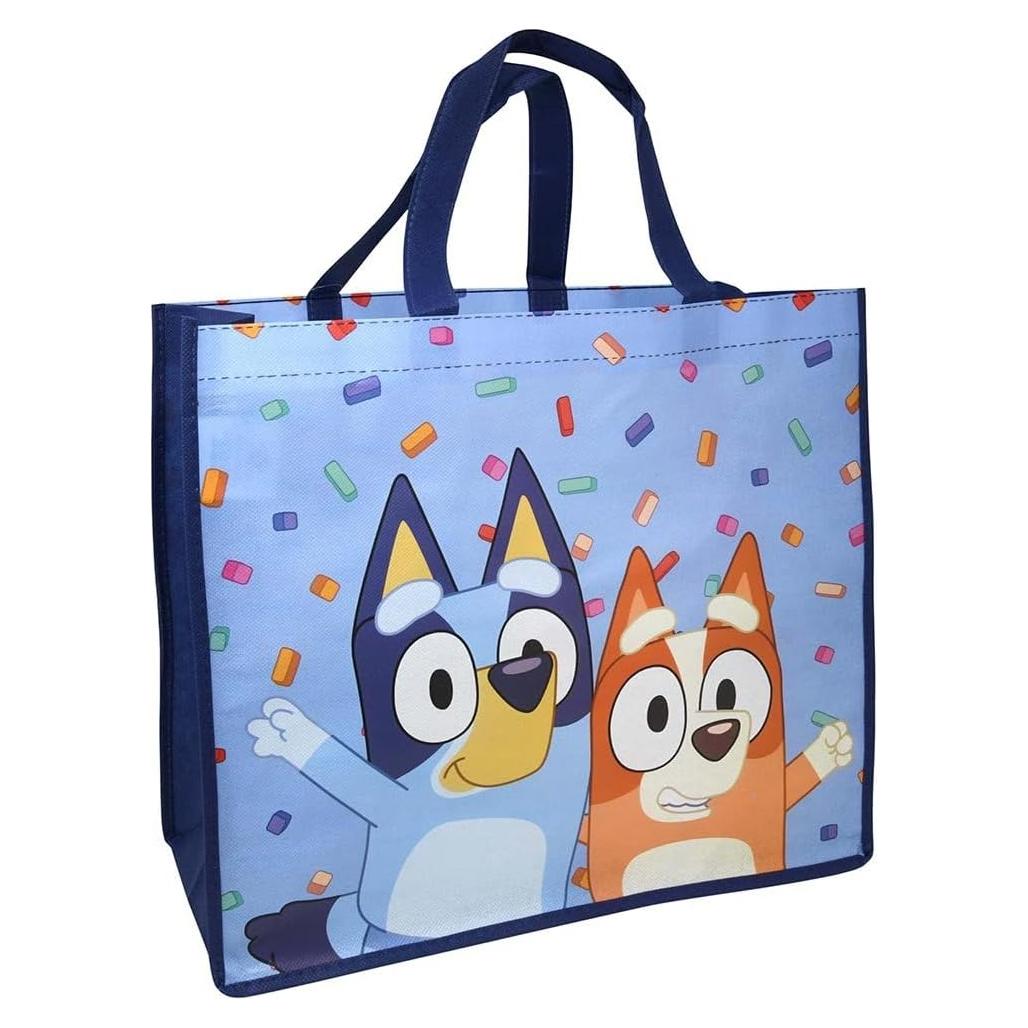 Bolso Tote Grande Bluey Fast Forward 38x33x15cm Marino