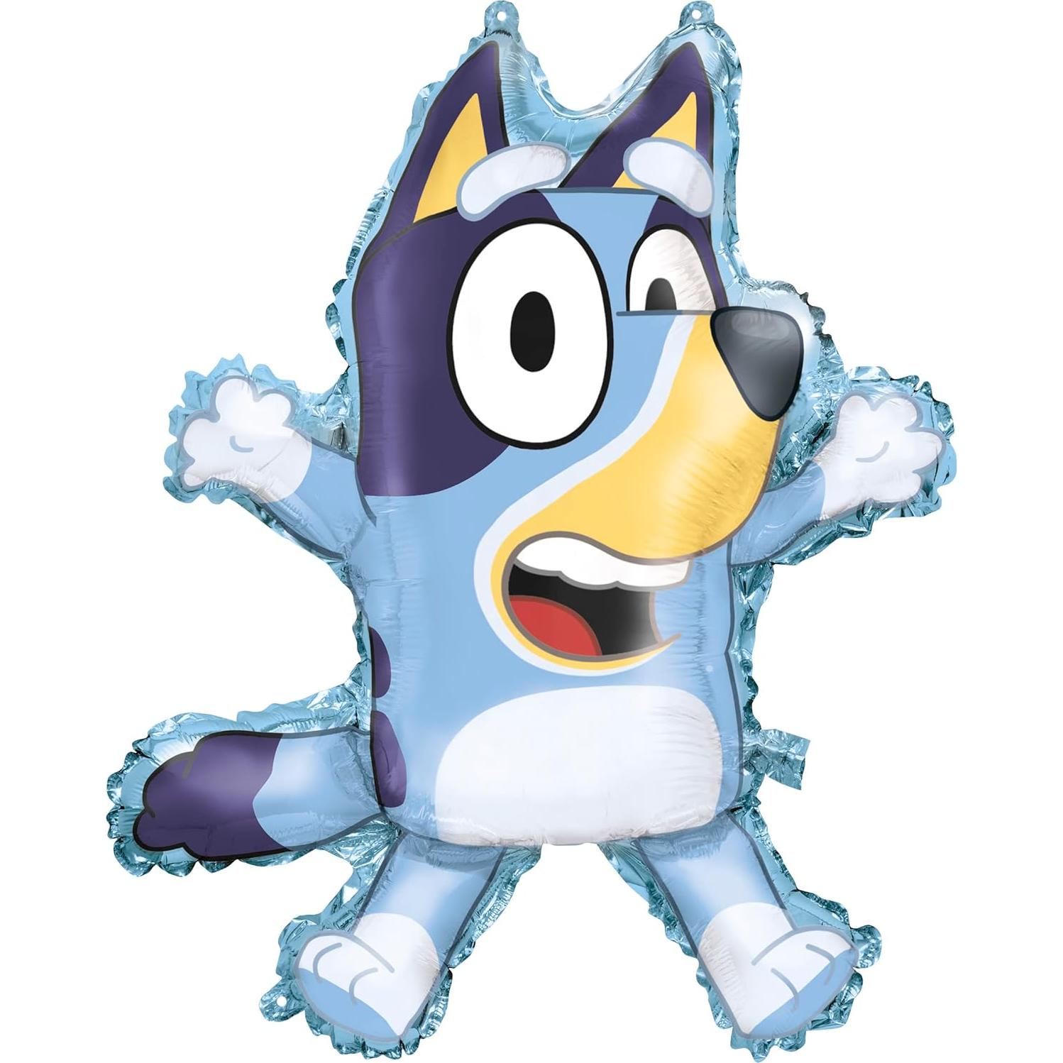 Globos de Cumpleaños Bluey y Bingo - 28" y 25" - Licencia Oficial