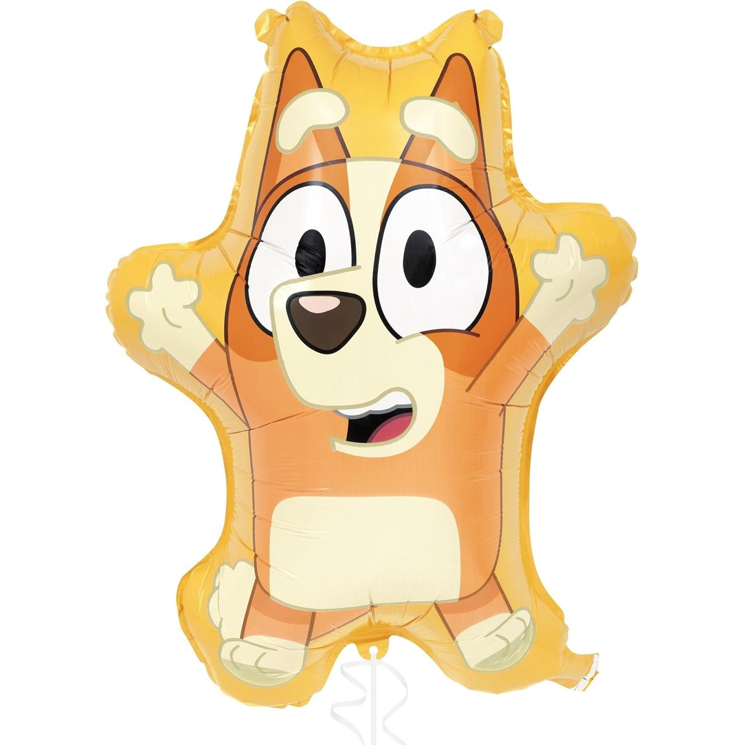 Globos de Cumpleaños Bluey y Bingo - 28" y 25" - Licencia Oficial