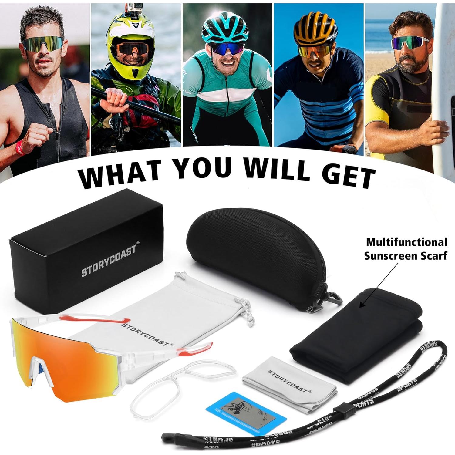 Gafas de sol polarizadas STORYCOAST UV400 para deportes