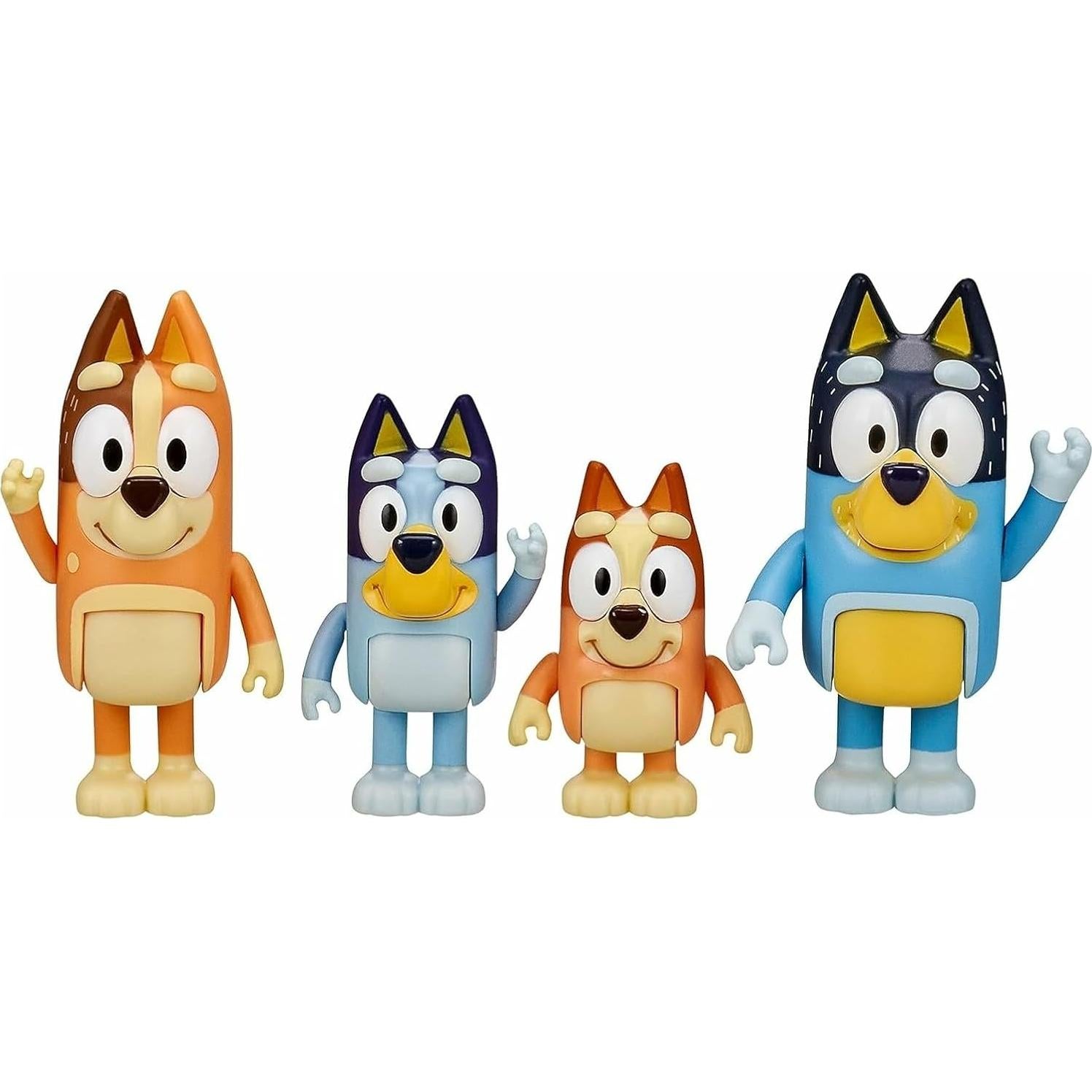 Paquete de 4 Figuras Articuladas Bluey - Famosa