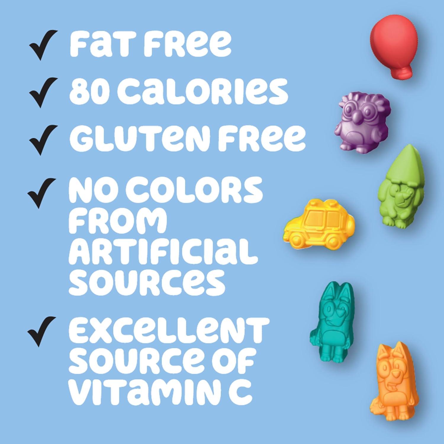 Snacks de Frutas Sabor Bluey Sin Gluten 40 Ct 907 g