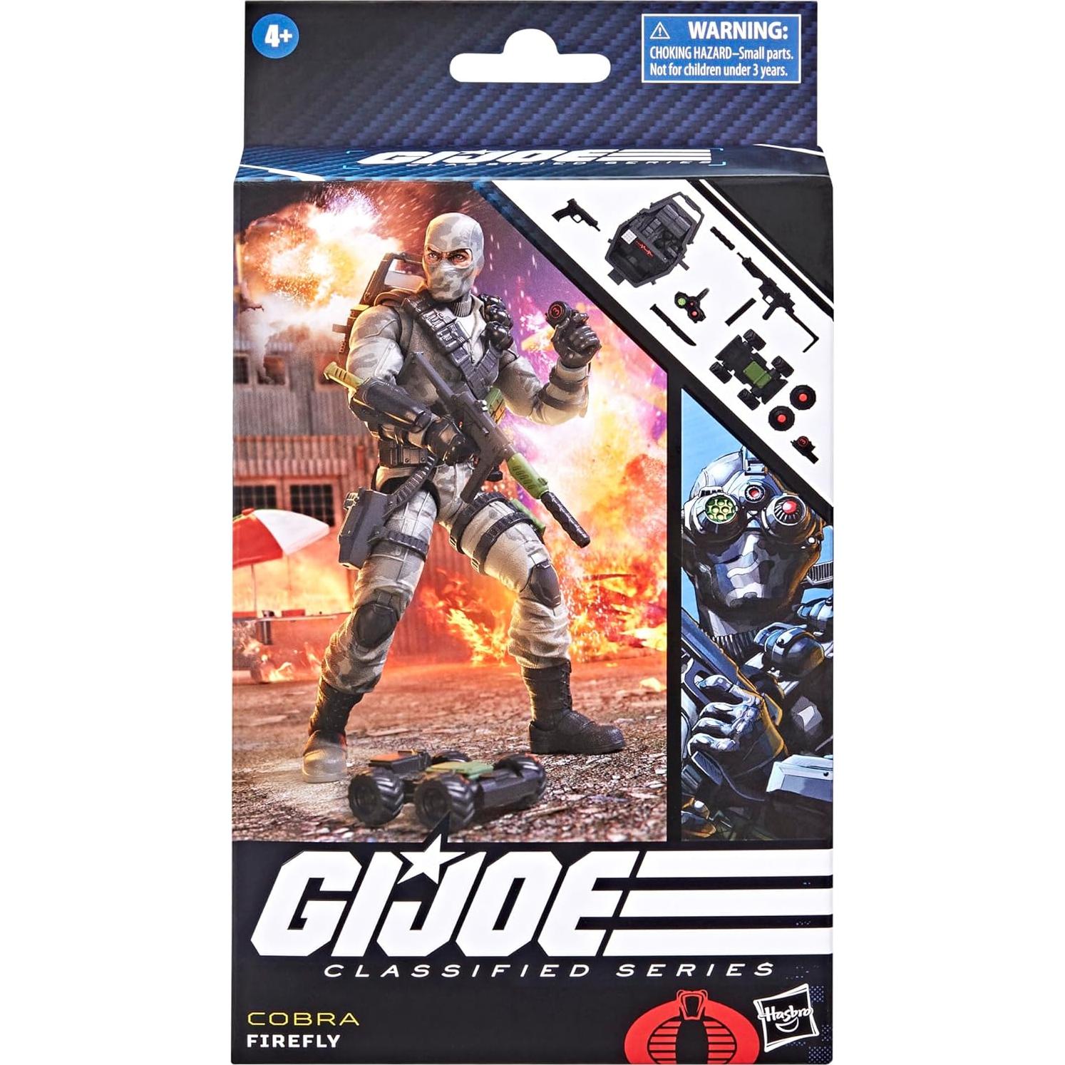 Figura de Acción G.I. Joe Firefly 15 cm con 11 Accesorios