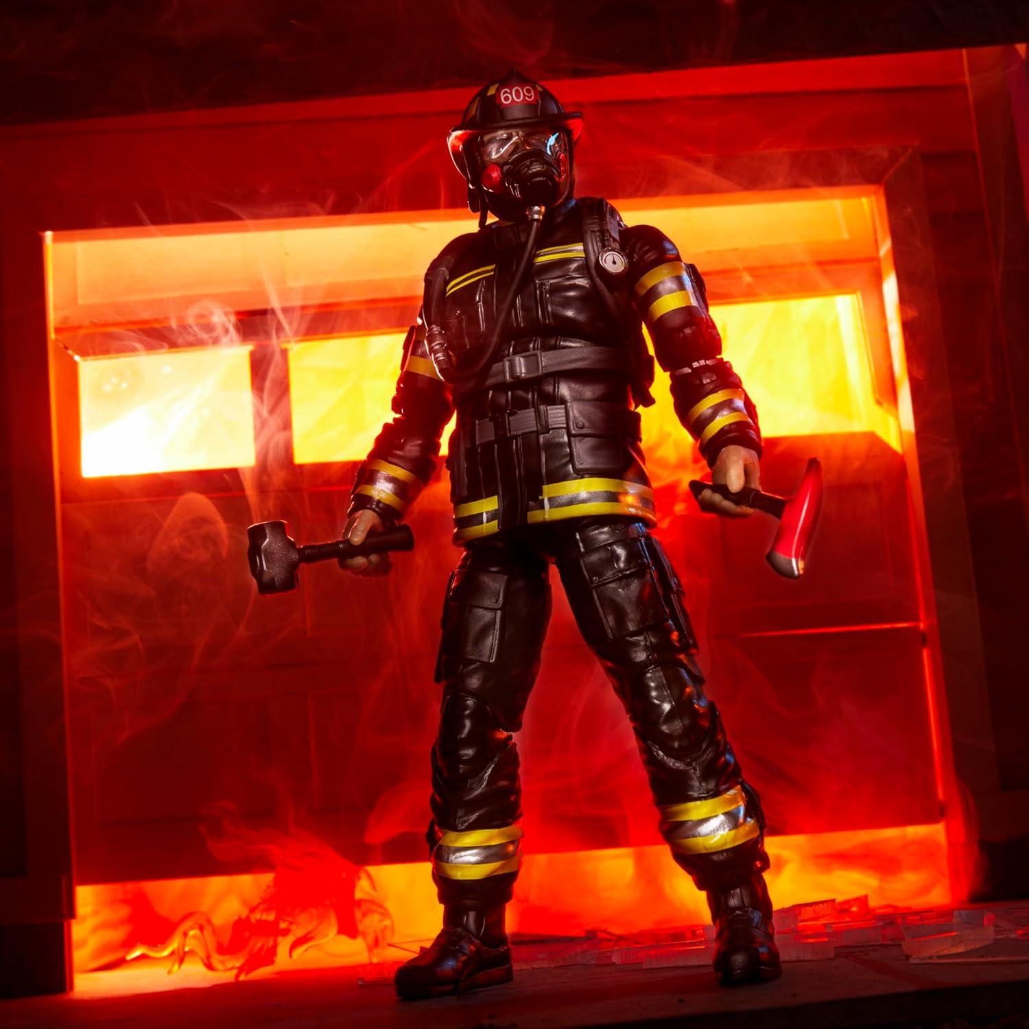 Figura de Acción G.I. Joe Bombero Búsqueda y Rescate 15 cm