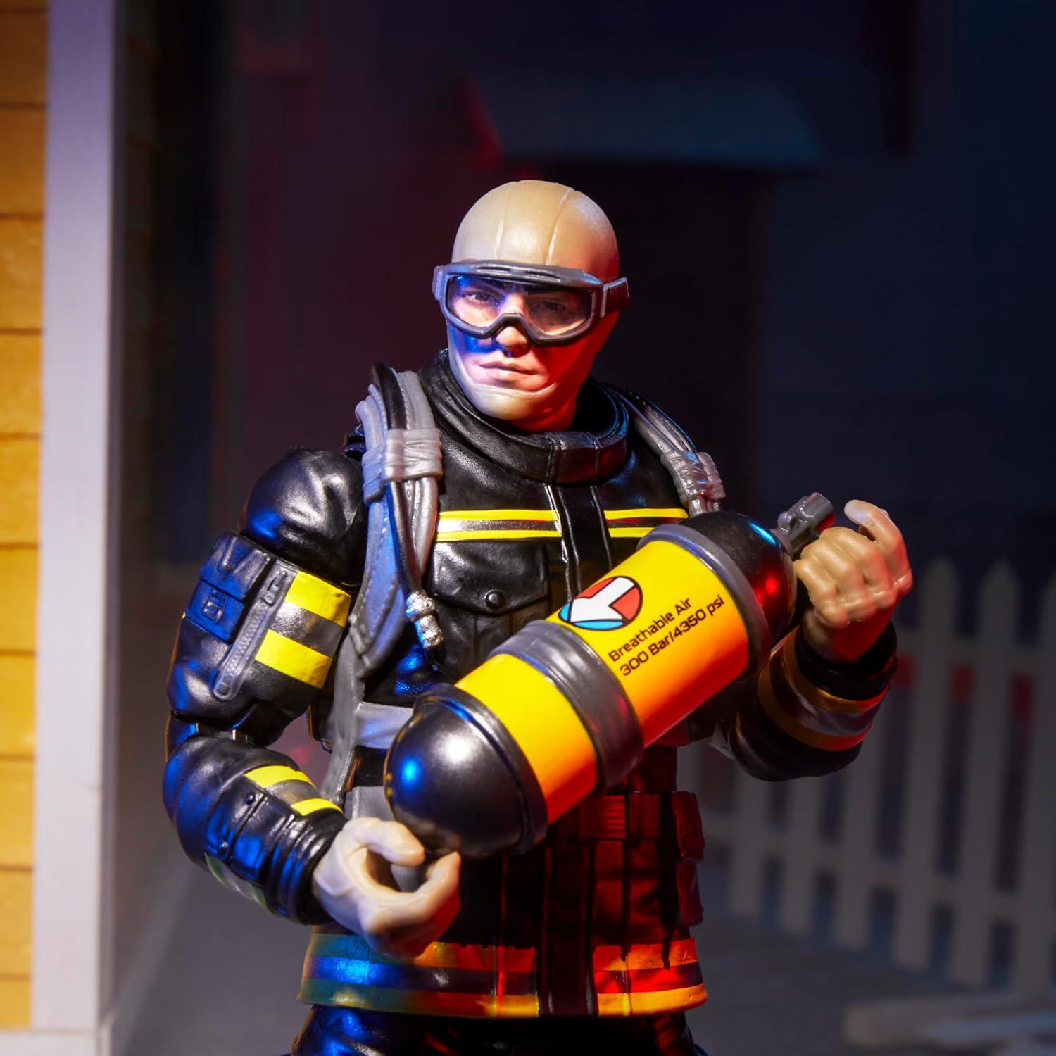Figura de Acción G.I. Joe Bombero Búsqueda y Rescate 15 cm