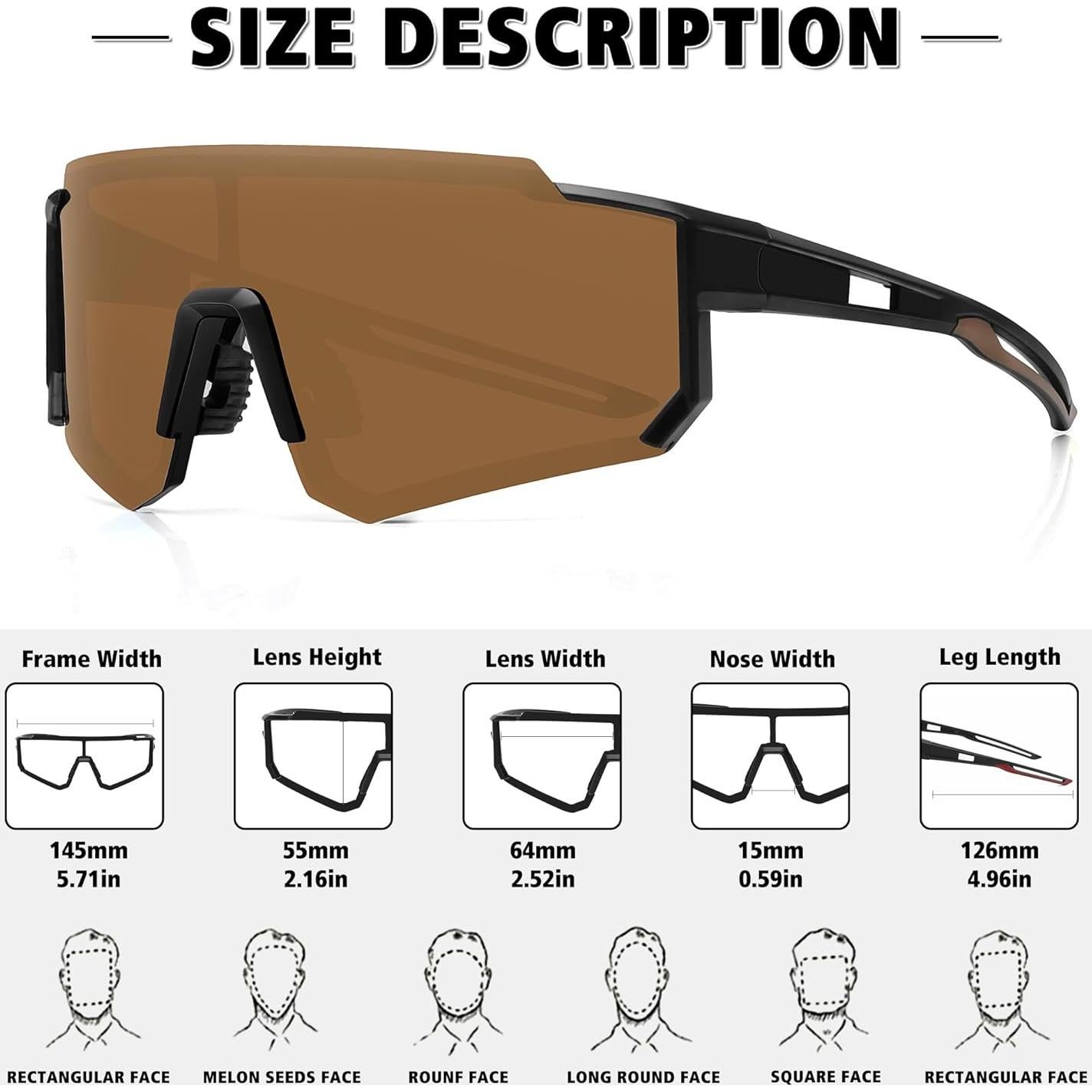 Gafas de sol STORYCOAST polarizadas UV400 para deportes