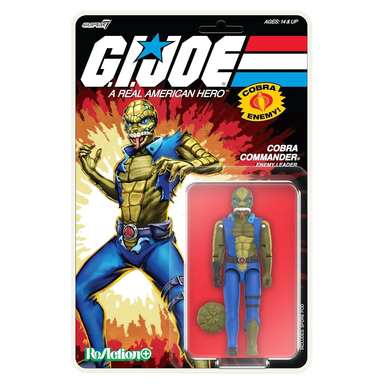 Figura de Acción Cobra Commander Super7 9.53 cm Retro