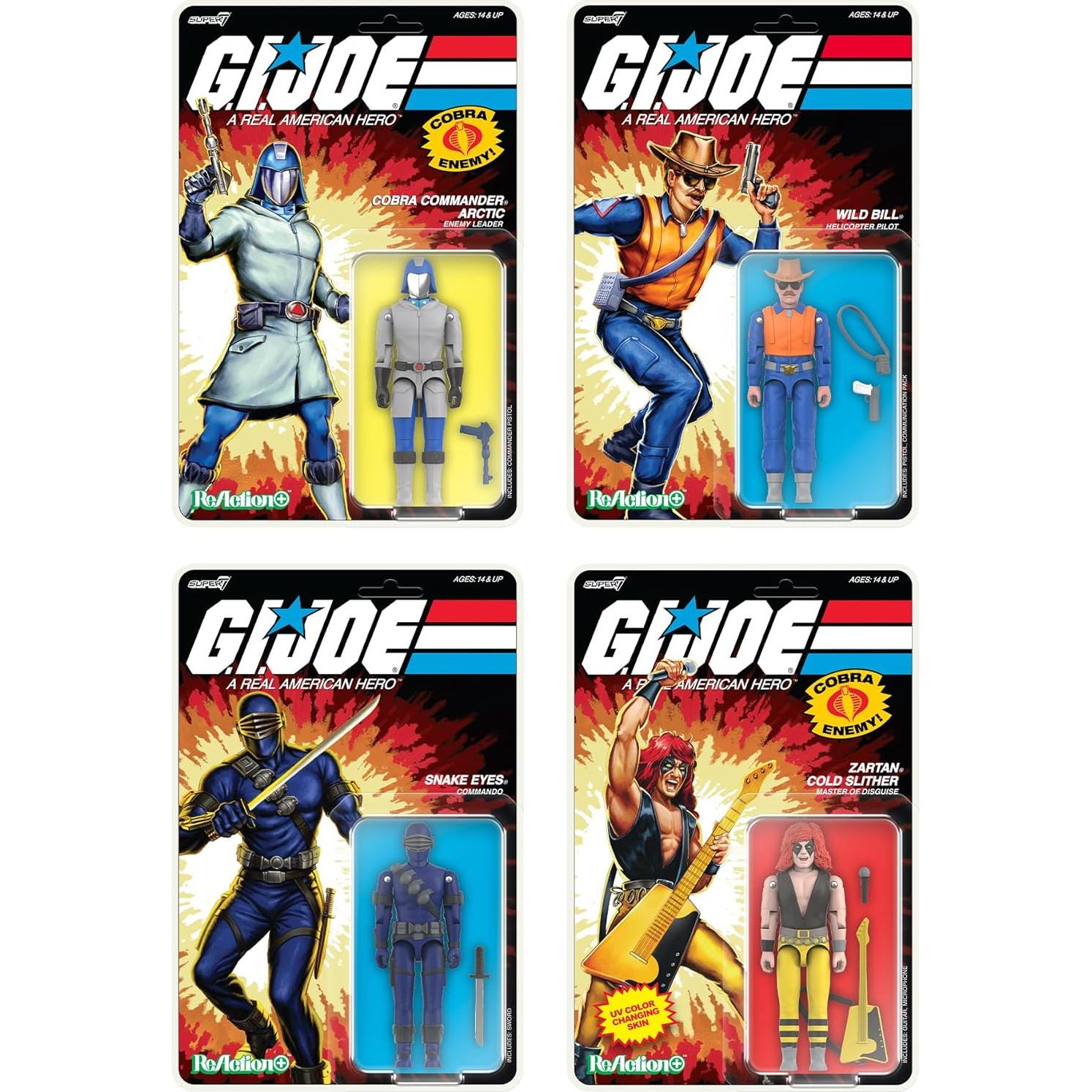 Figura de acción Super7 G.I. Joe Wild Bill 9.53 cm