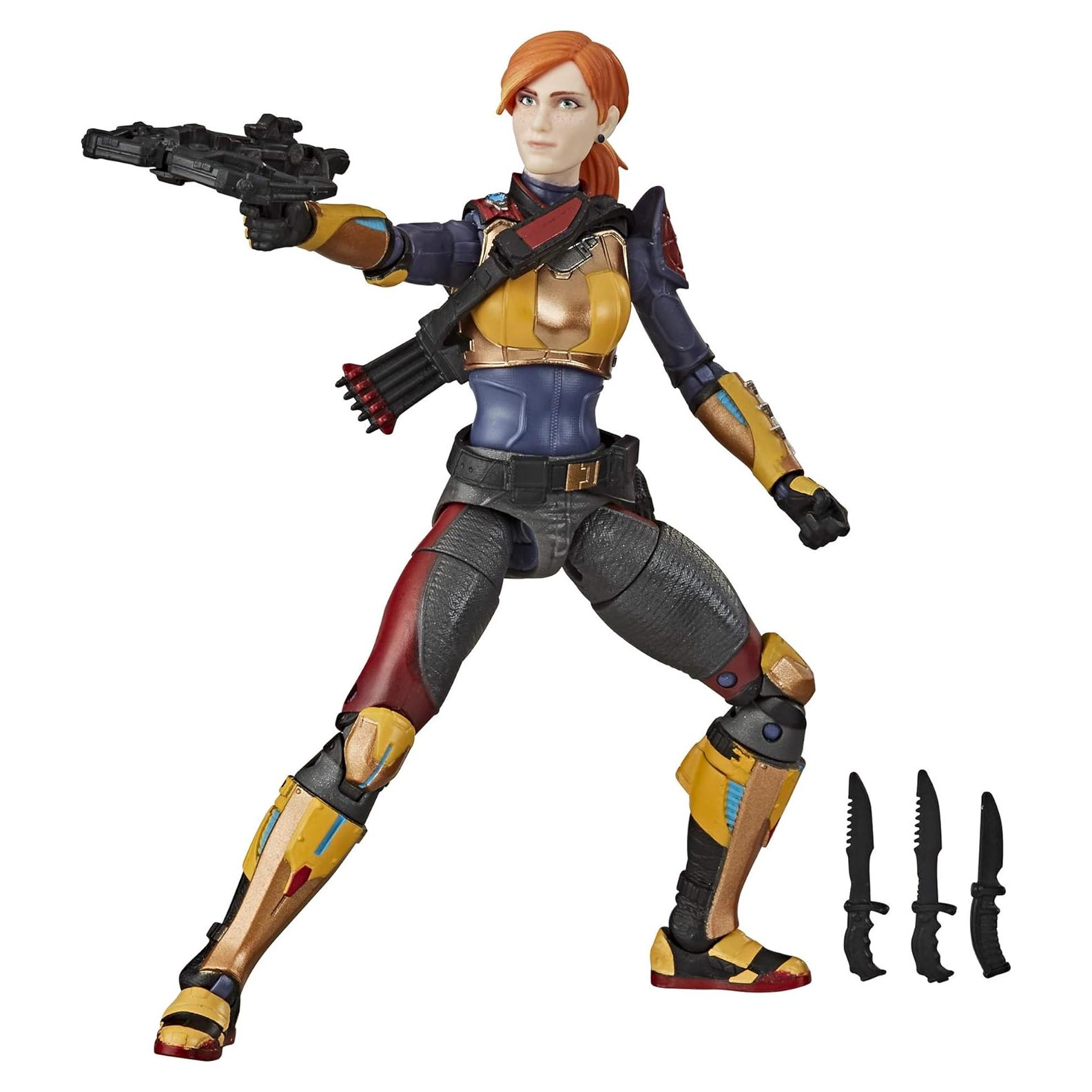 Figura de Acción G.I. Joe Scarlett 15 cm con Accesorios Premium