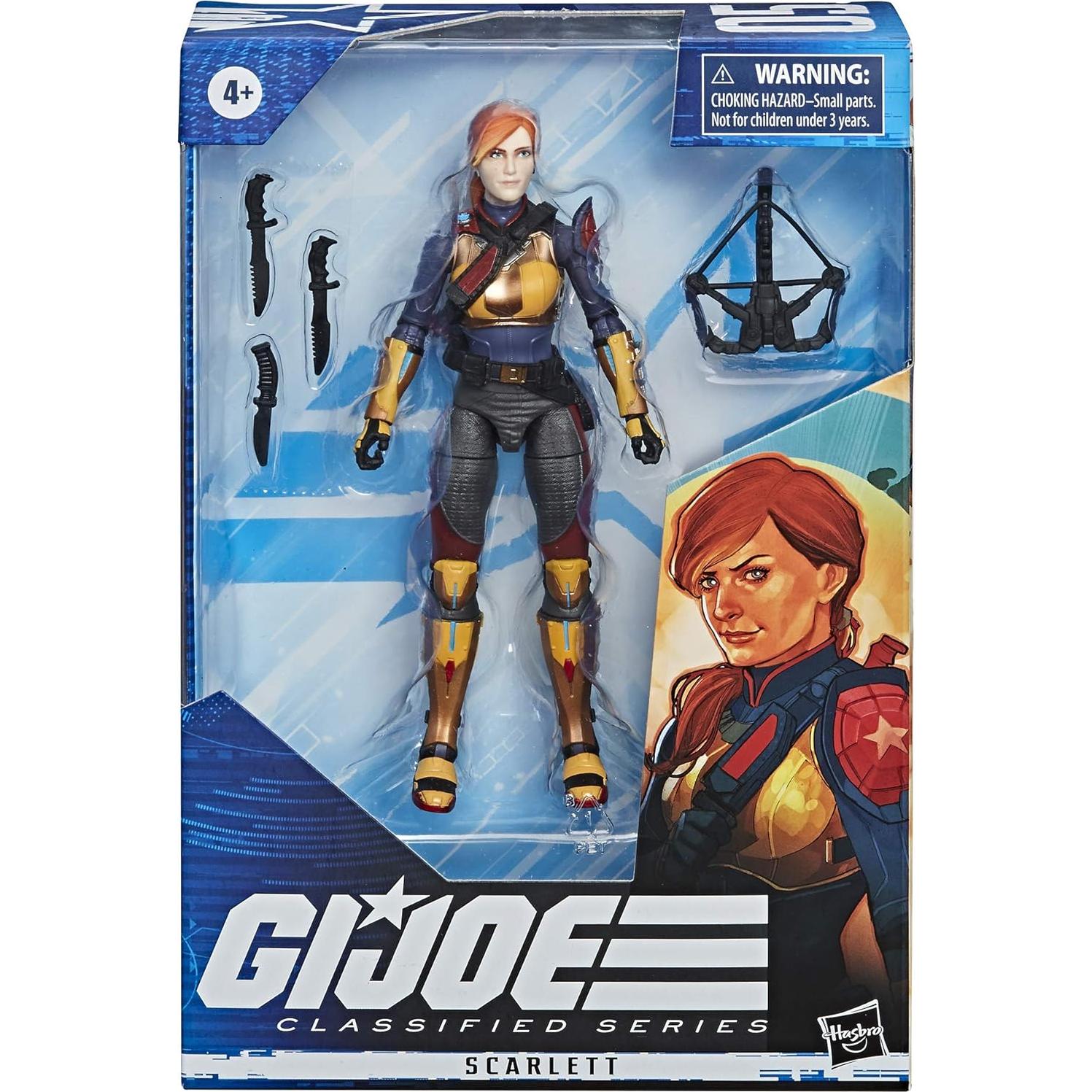 Figura de Acción G.I. Joe Scarlett 15 cm con Accesorios Premium