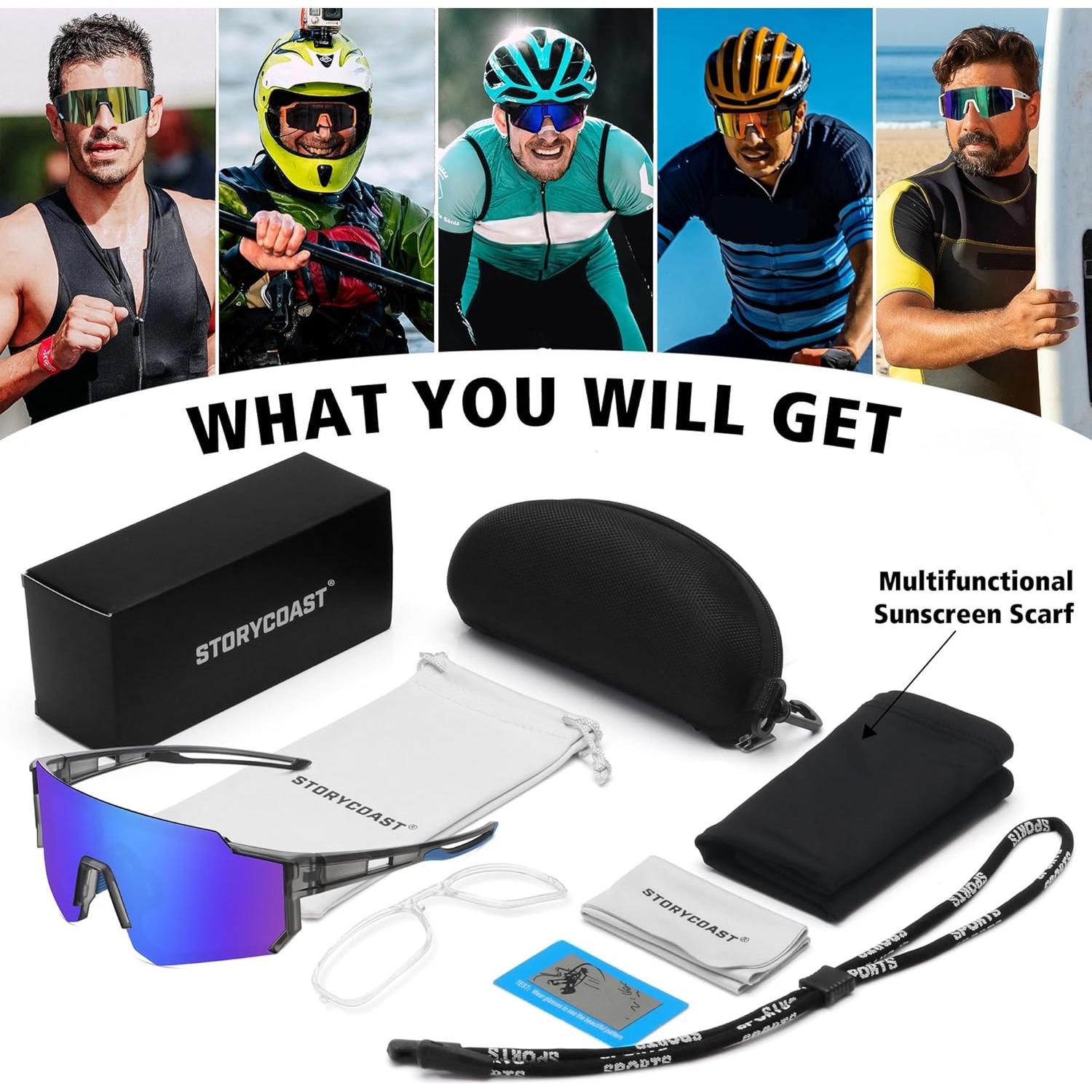 Gafas de sol polarizadas STORYCOAST UV400 para deportes