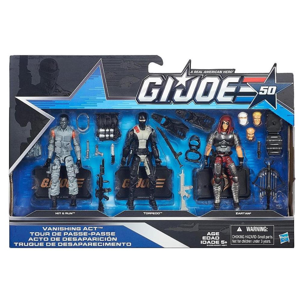 Set de Figuras de Acción G.I. Joe 50 Aniversario Vanishing Act